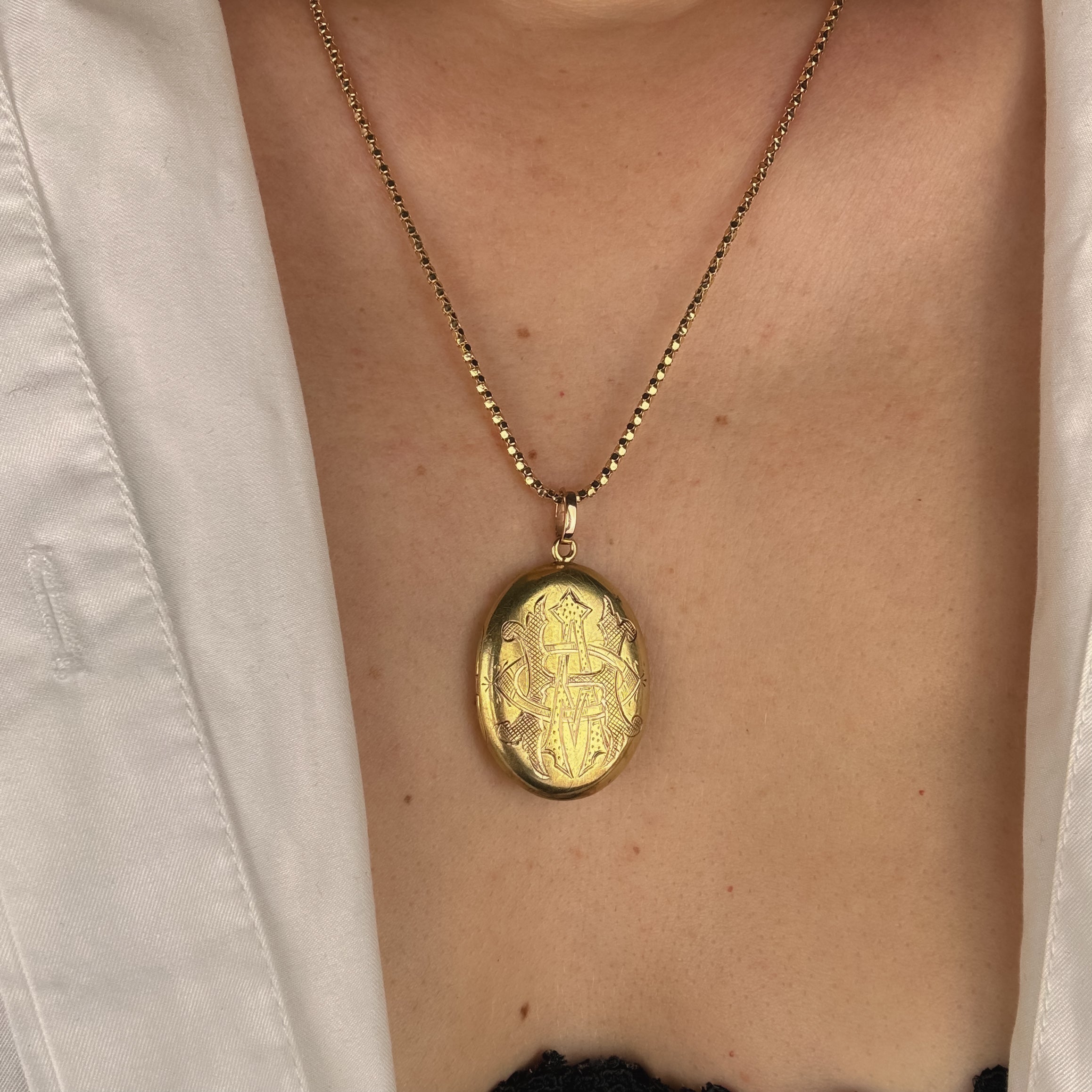 Antique 'HA' Locket