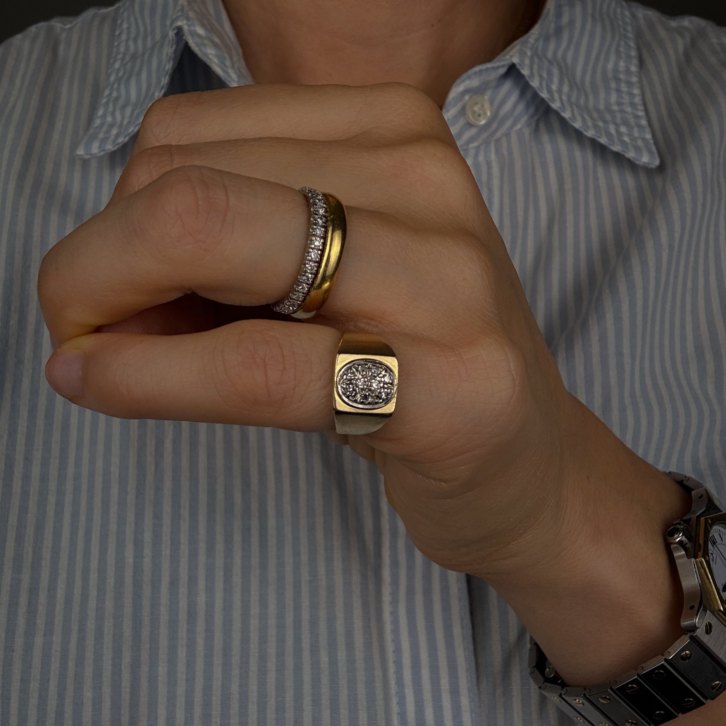 Diamond Signet Ring