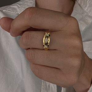 Antique Opal Trilogy Ring