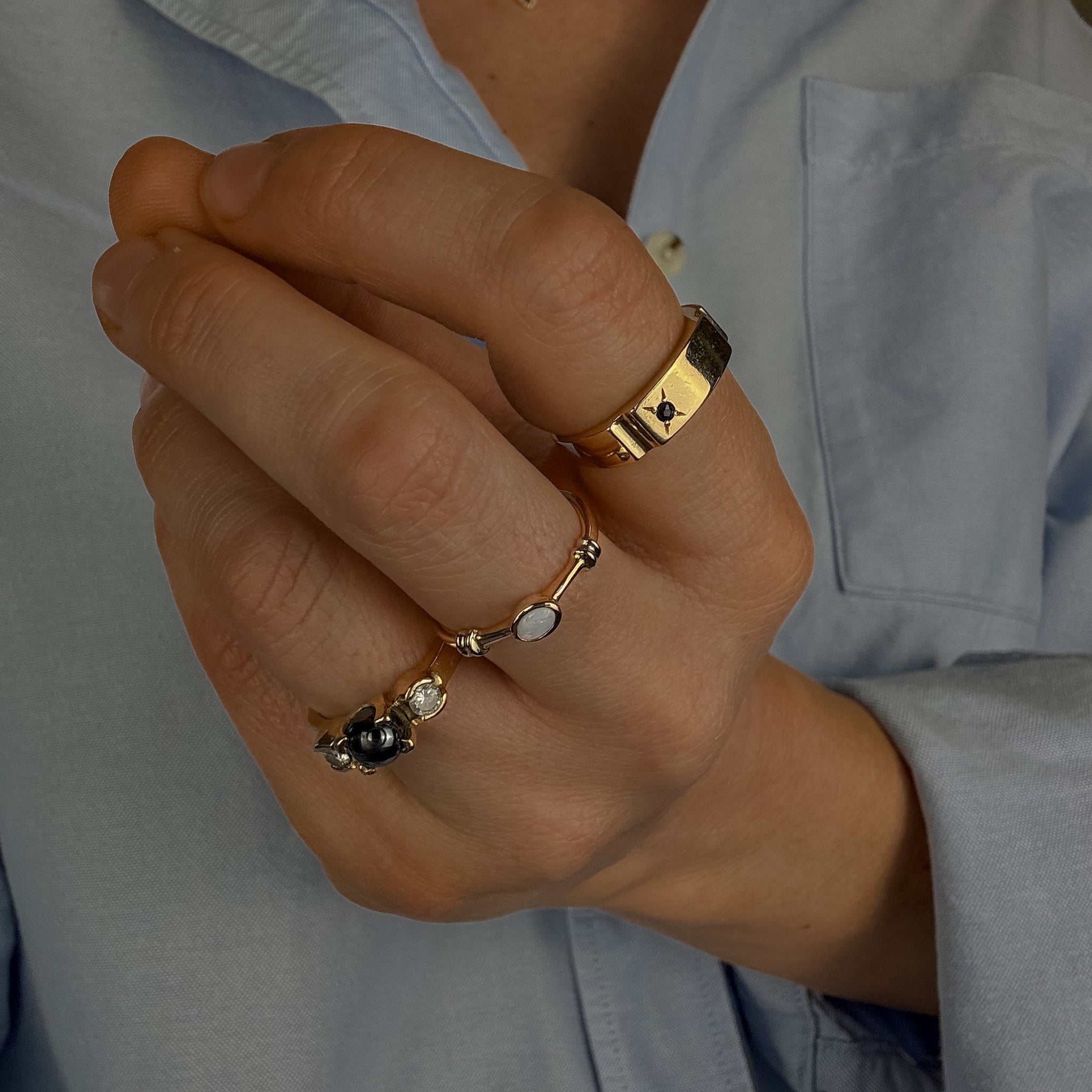 Sapphire Signet Ring