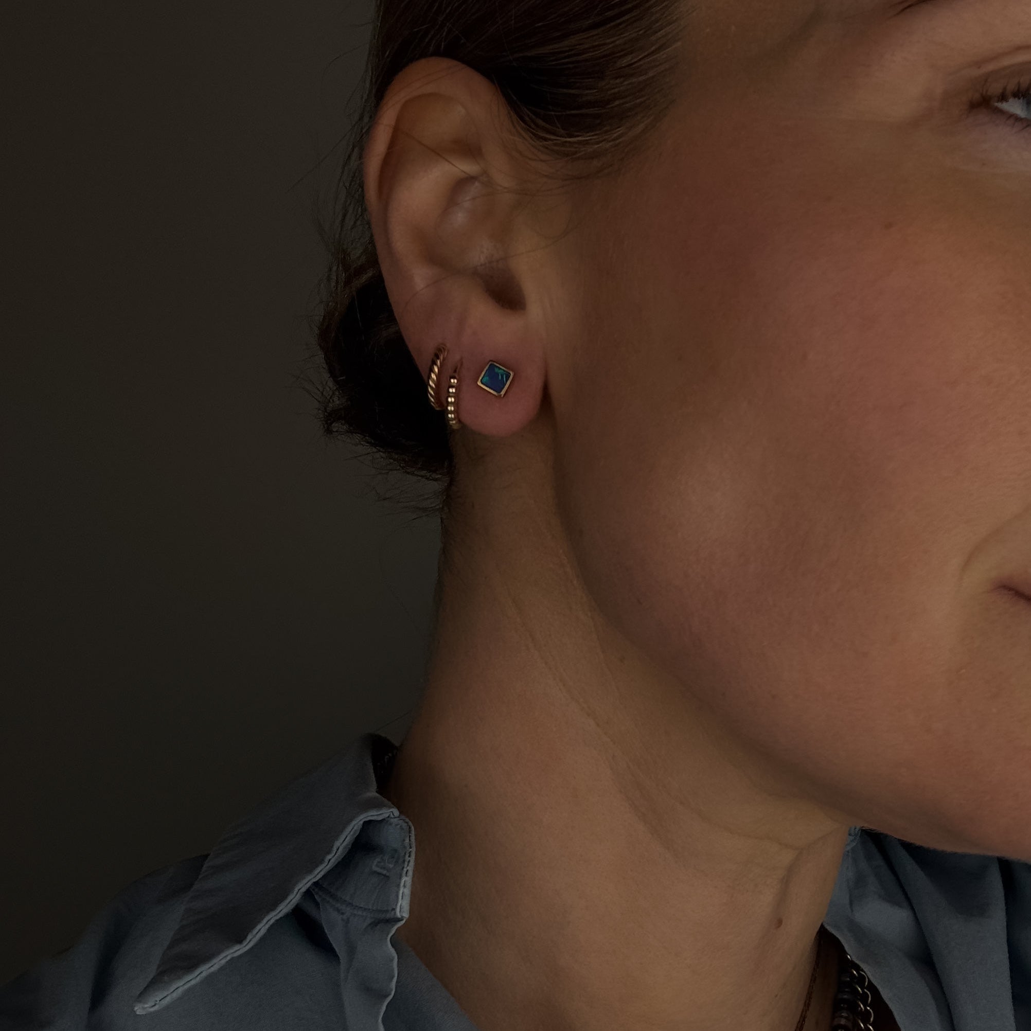 Opal Stud Earrings