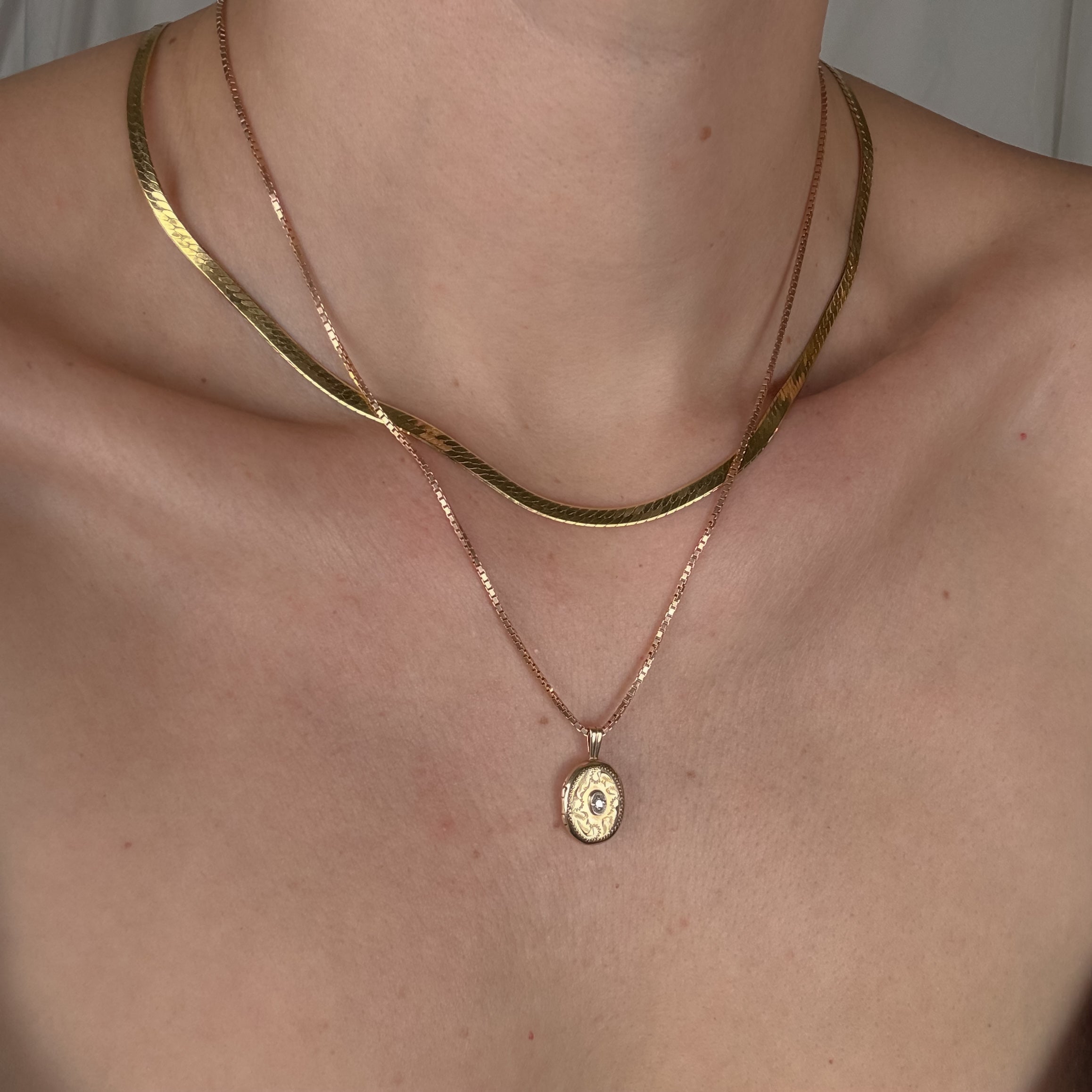 Small Diamond Locket