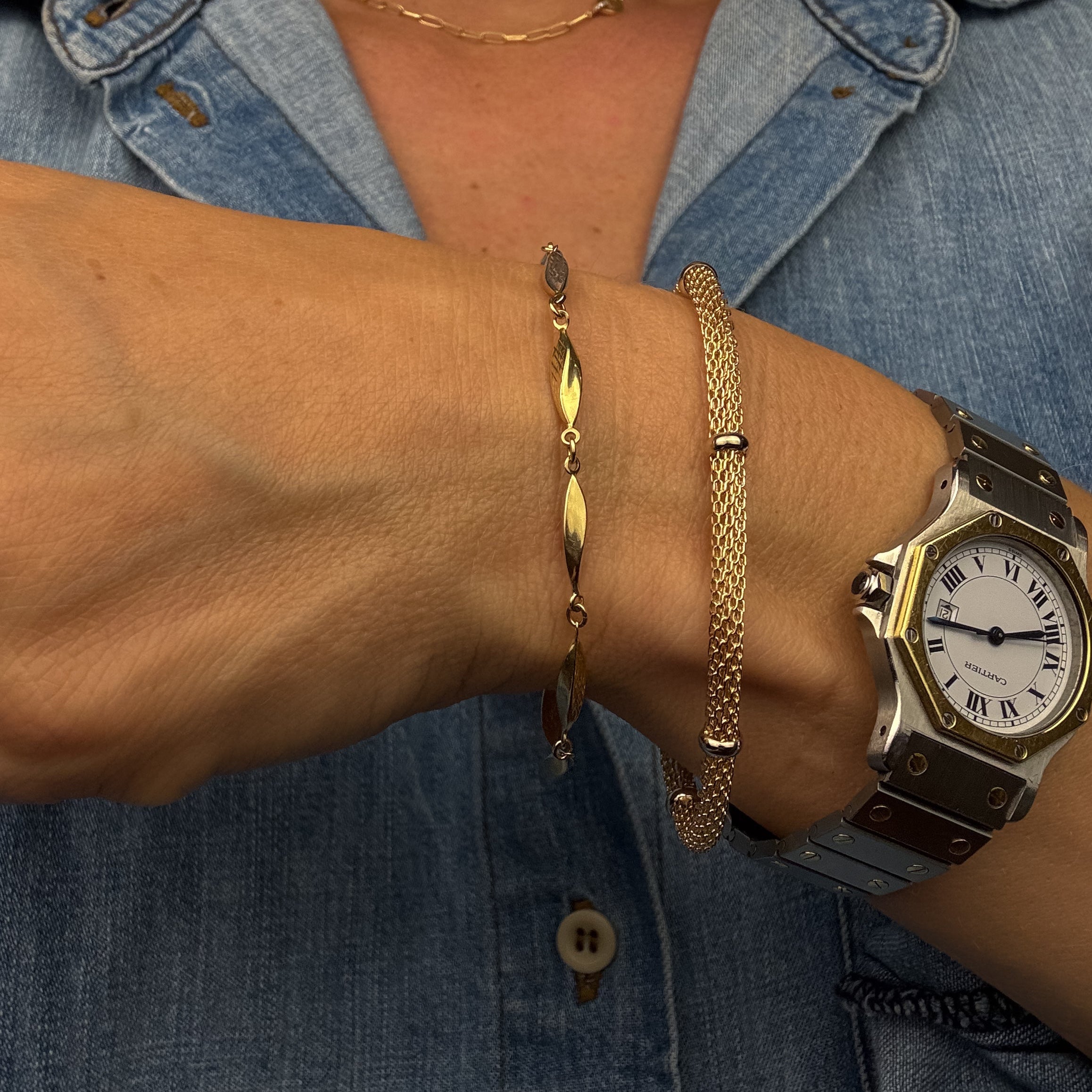 7" Two-Toned Bracelet