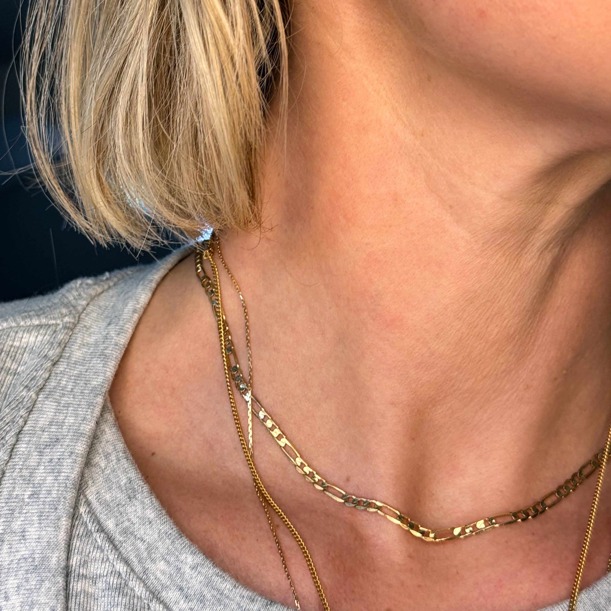 16" Figaro Chain Necklace