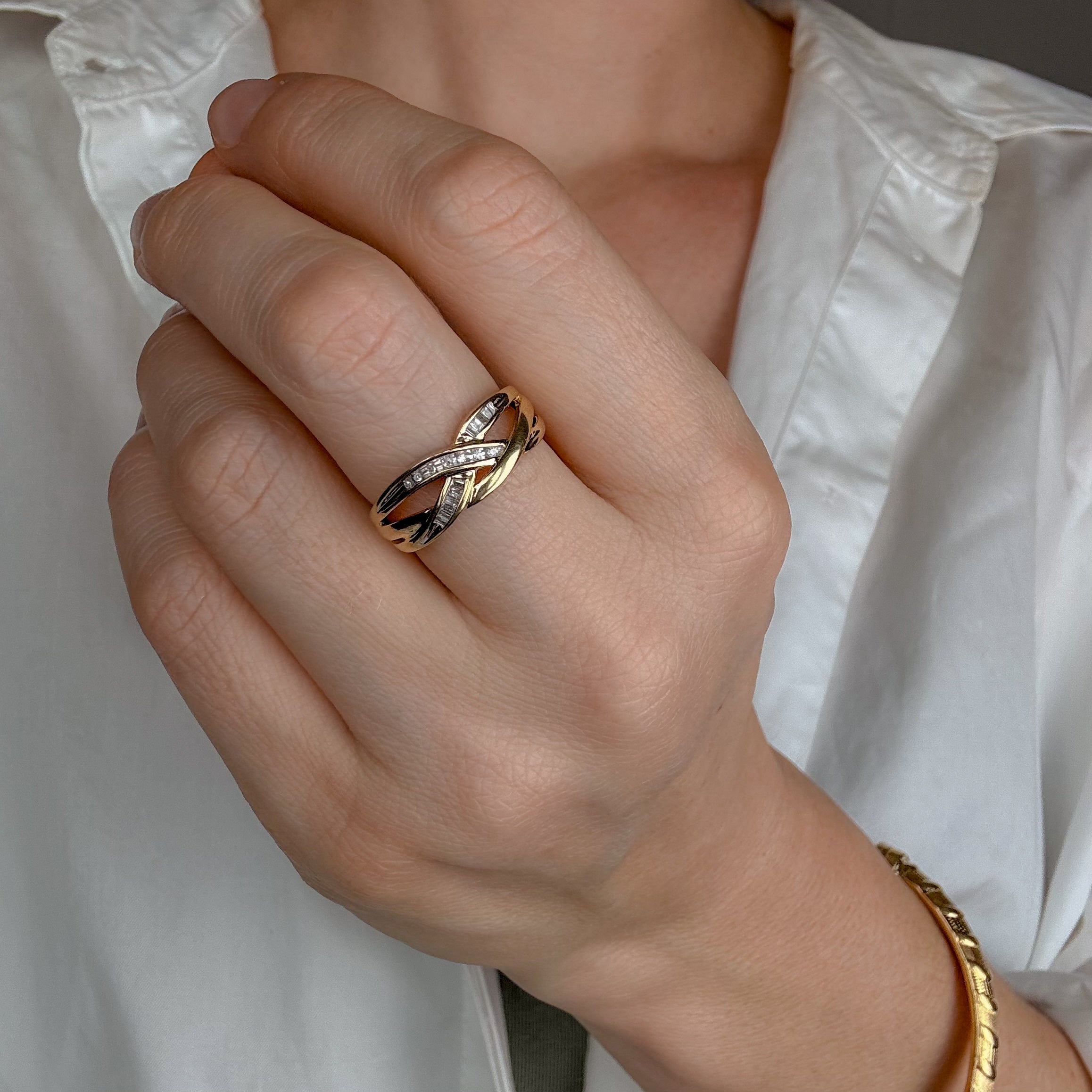Diamond Wavey Band
