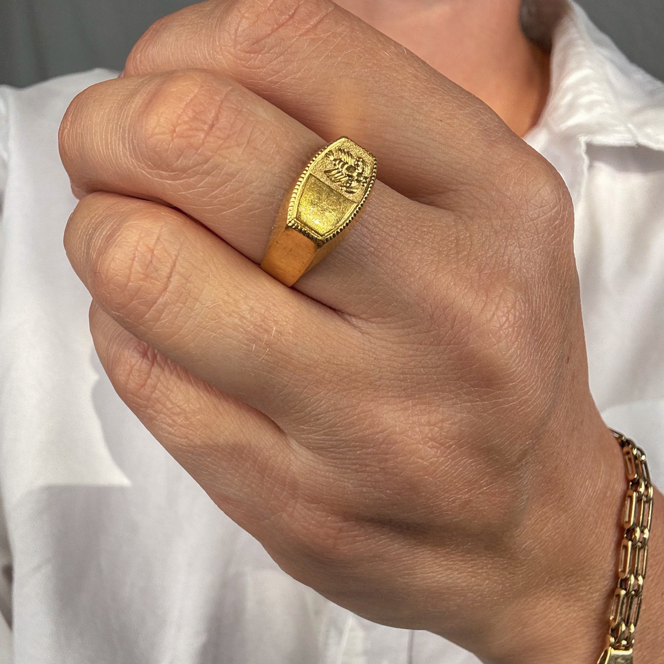 Scorpio Signet Ring