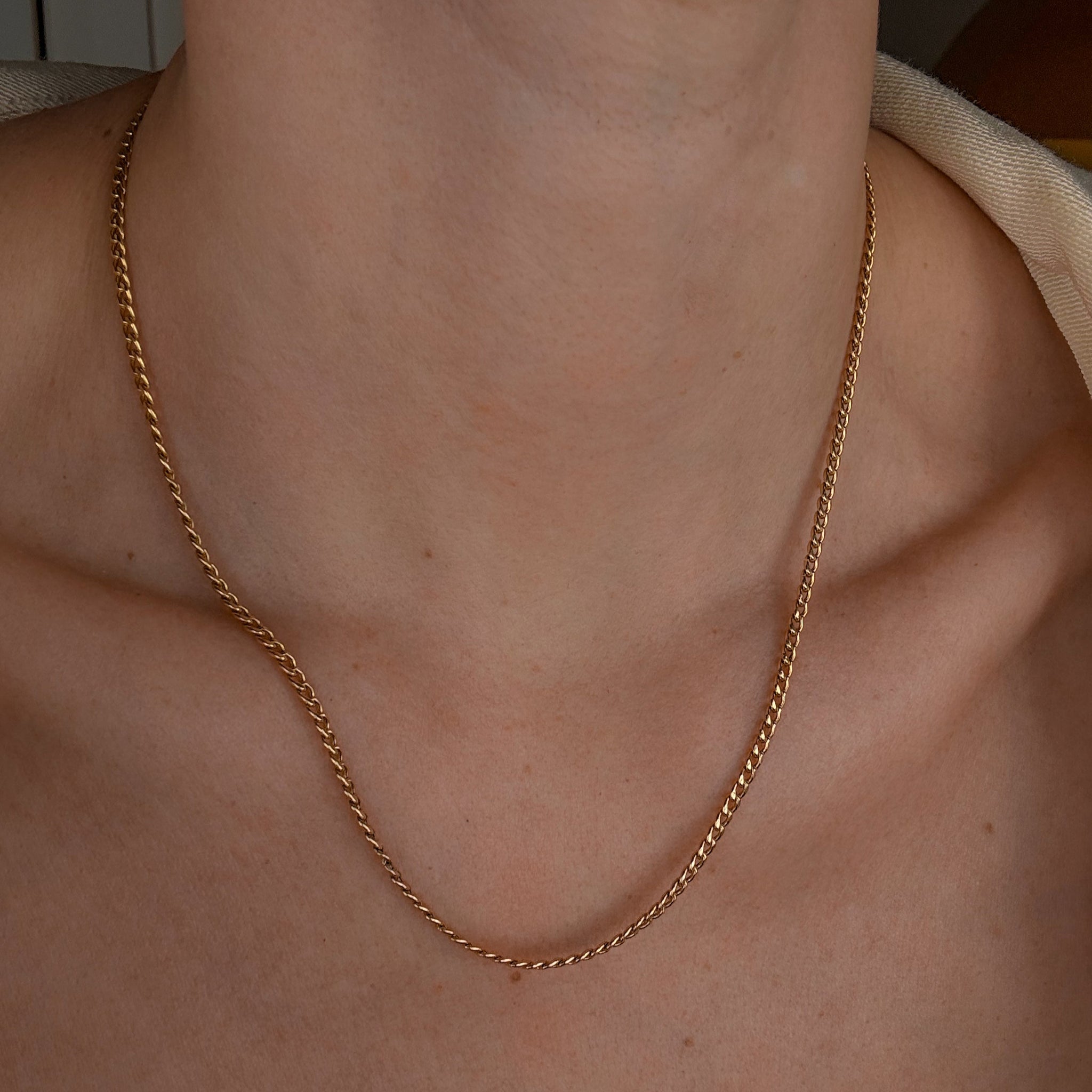 18.75" Curb Chain Necklace