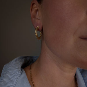 27.5mm Rope Twist Hoops