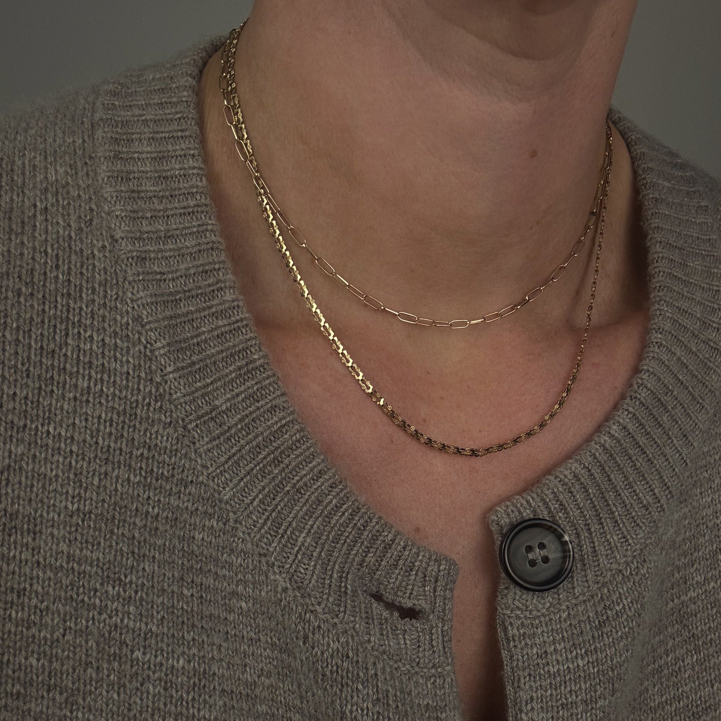 17.5" Forget-Me-Not Gold Chain
