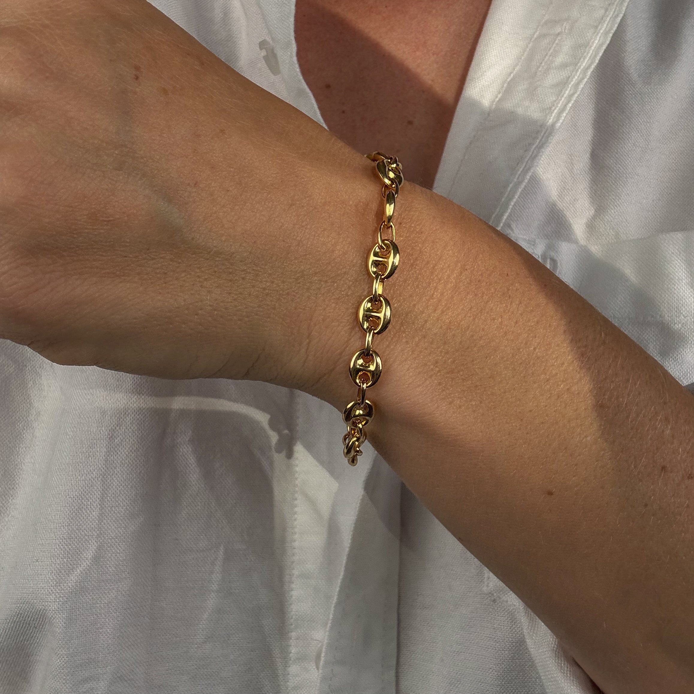 7” Gucci Link Chain Bracelet