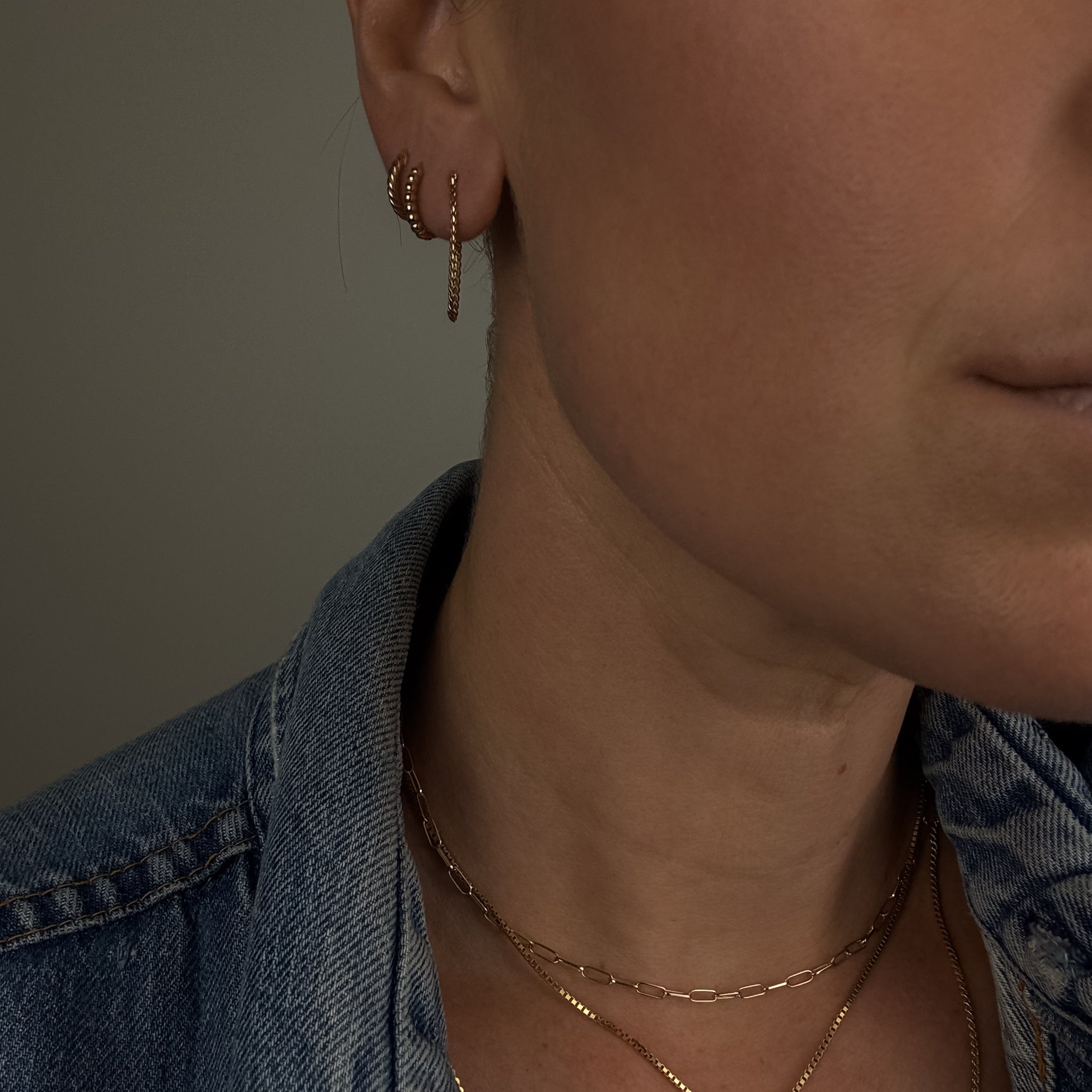 S-Link Hoop Earrings