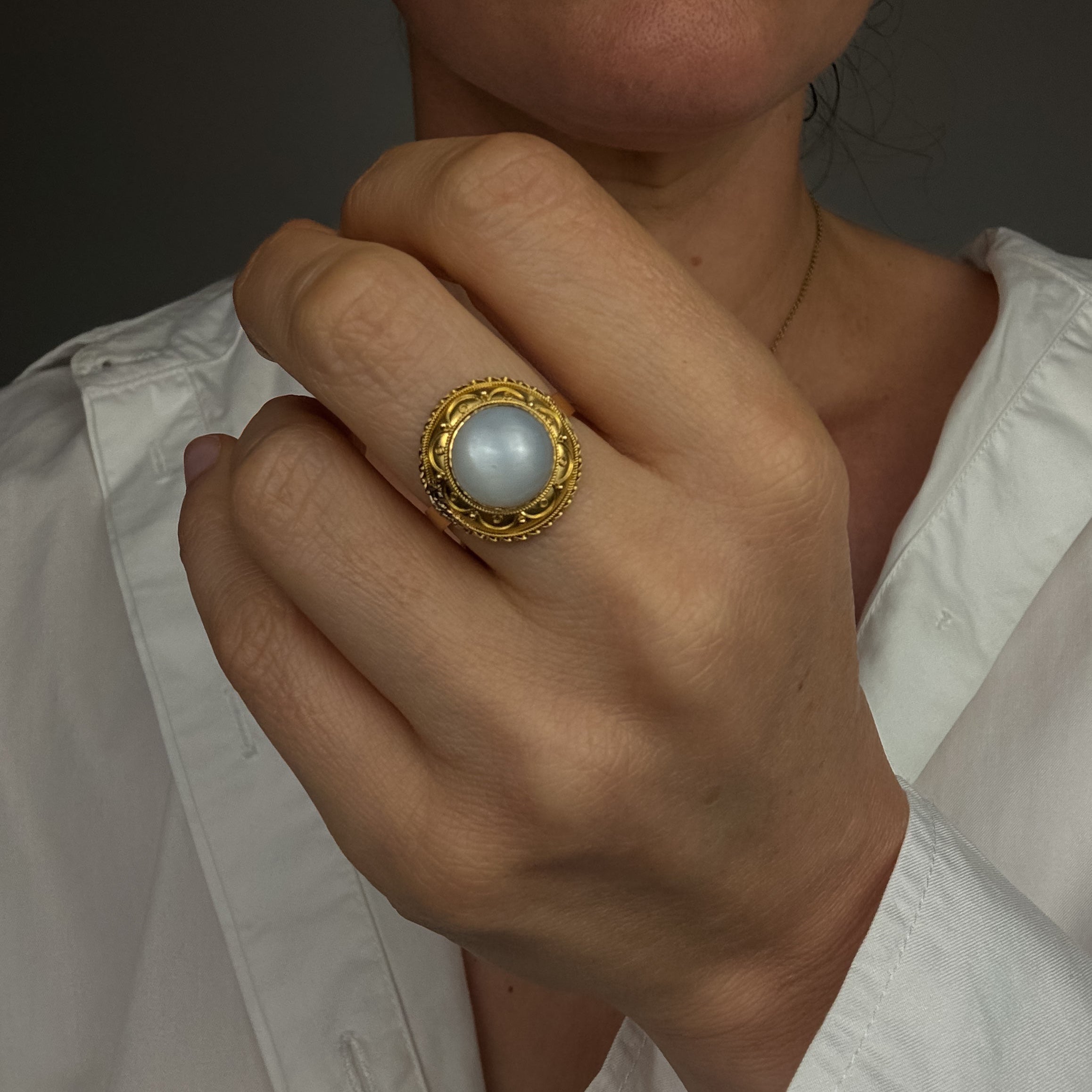 Antique Moonstone Ring