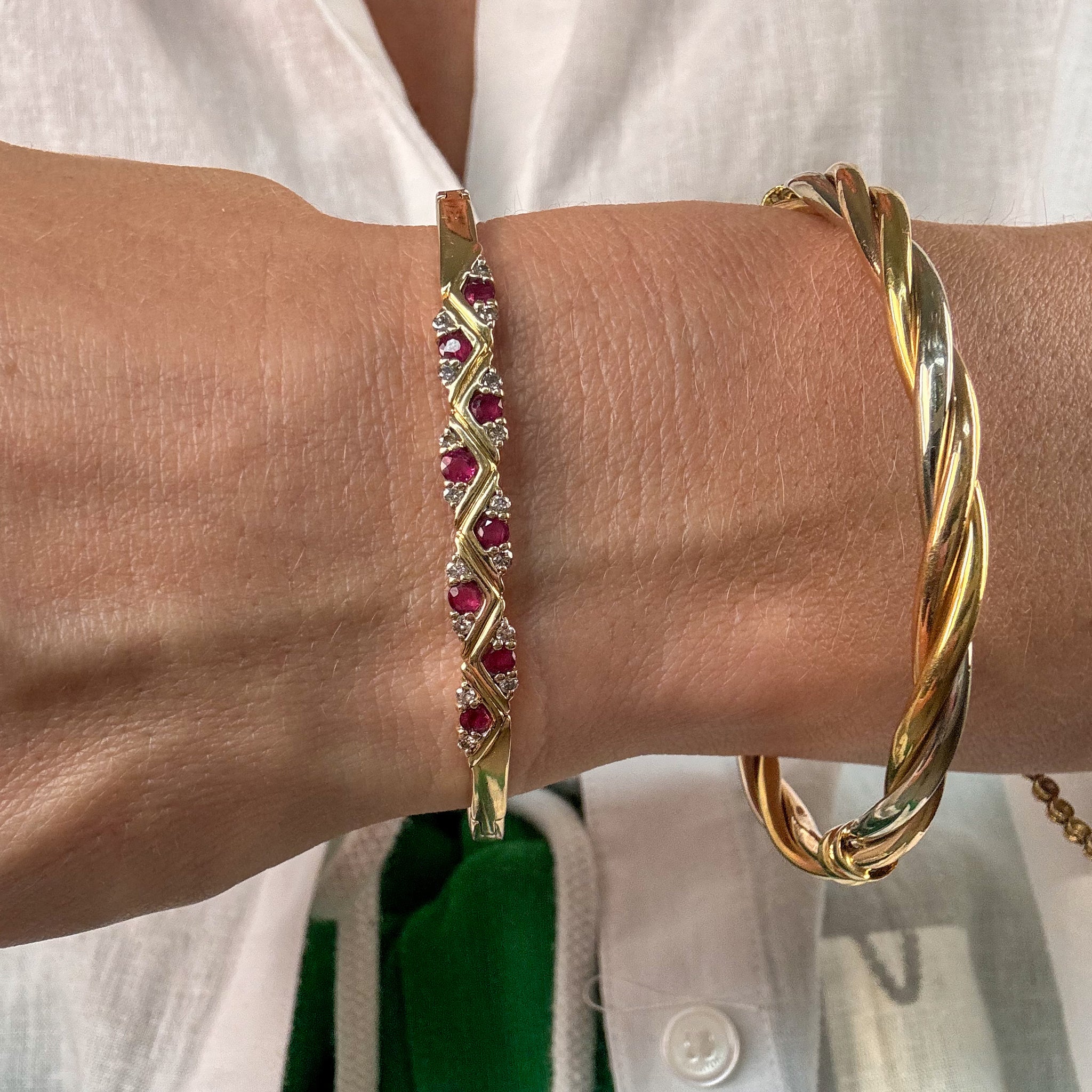 Ruby and Diamond Bracelet