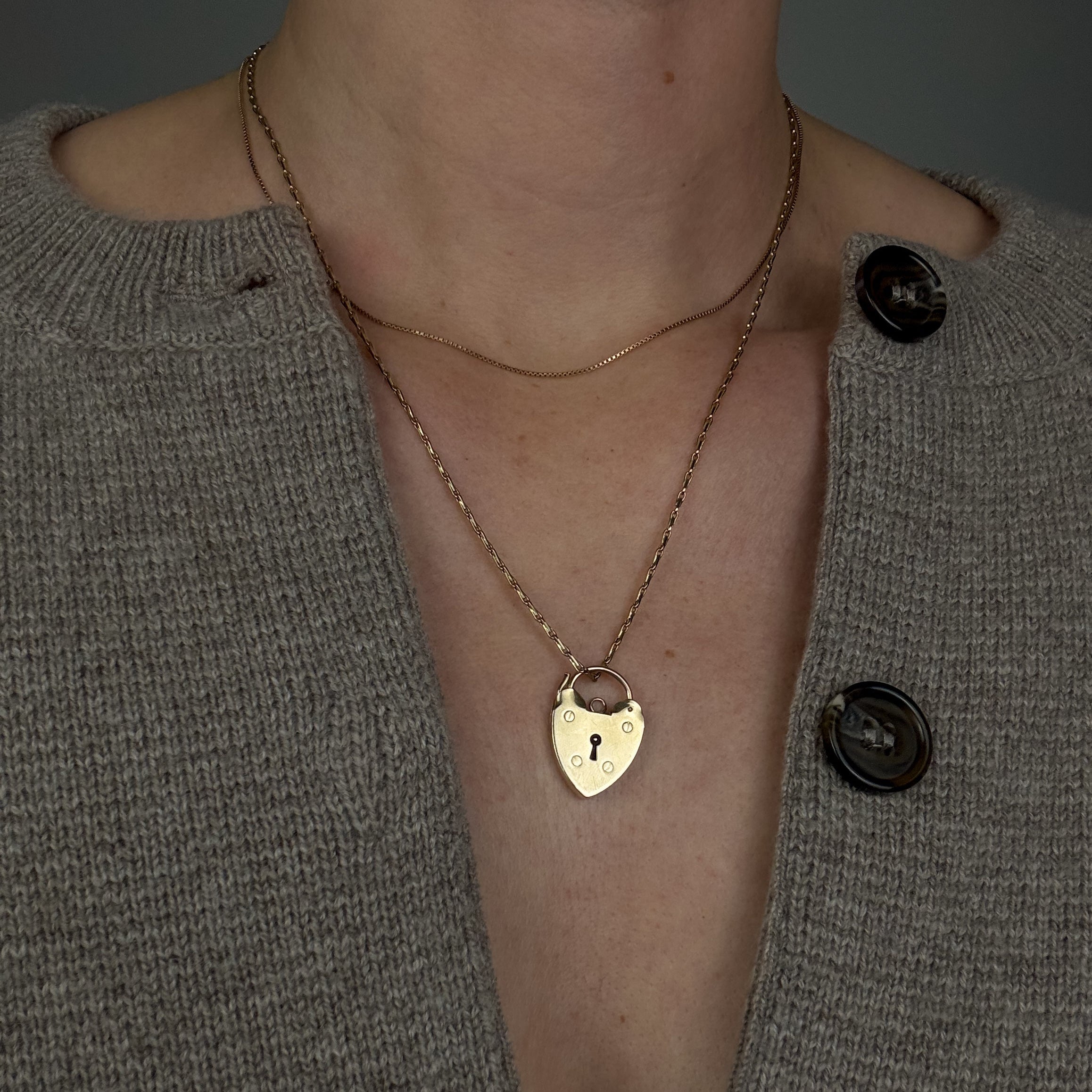 Antique Heart Clasp