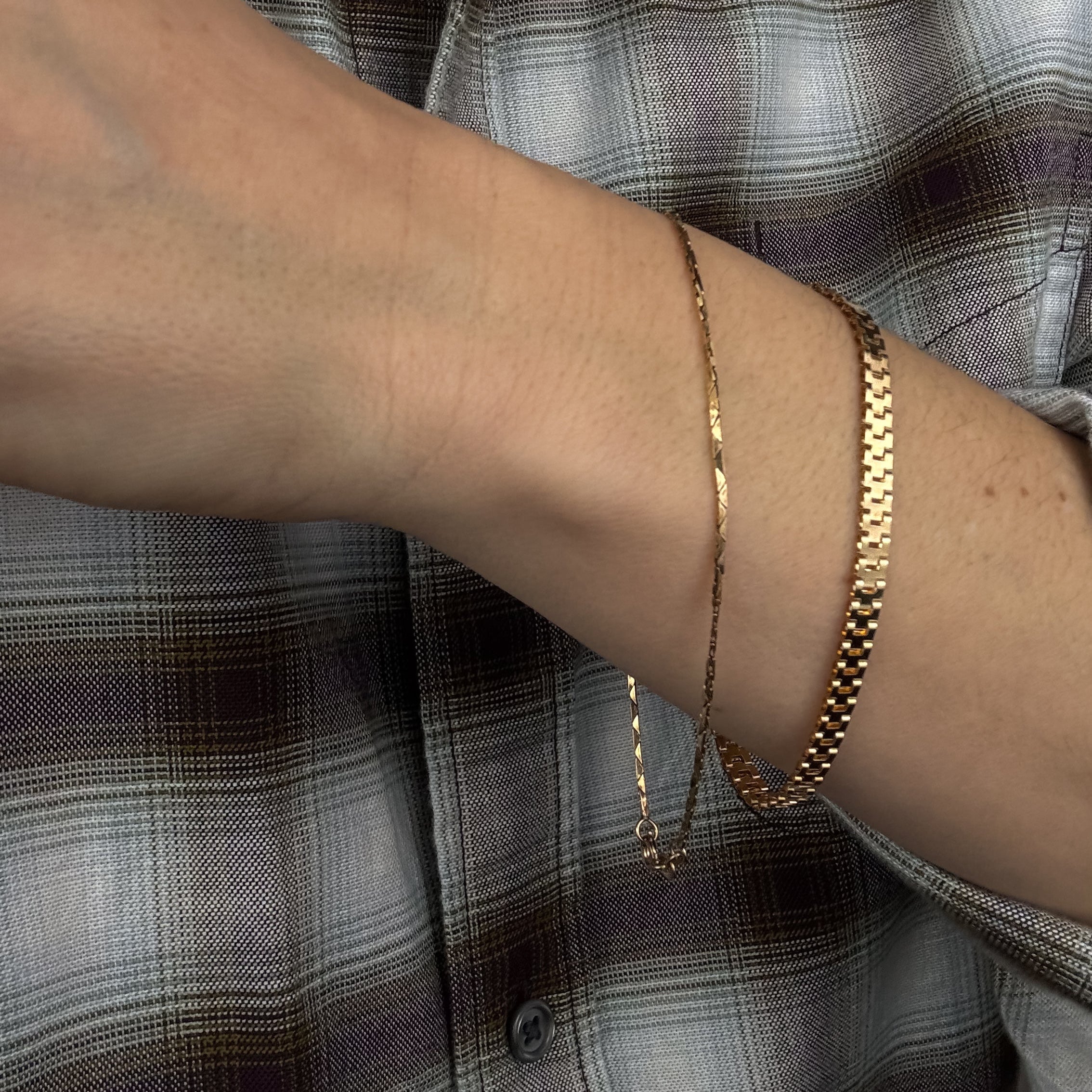 8" Diamond-Cut Cable Chain