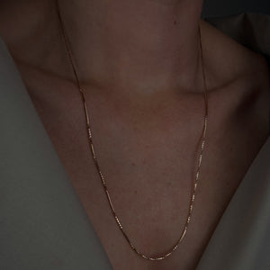 24" Rounded Box Chain Necklace