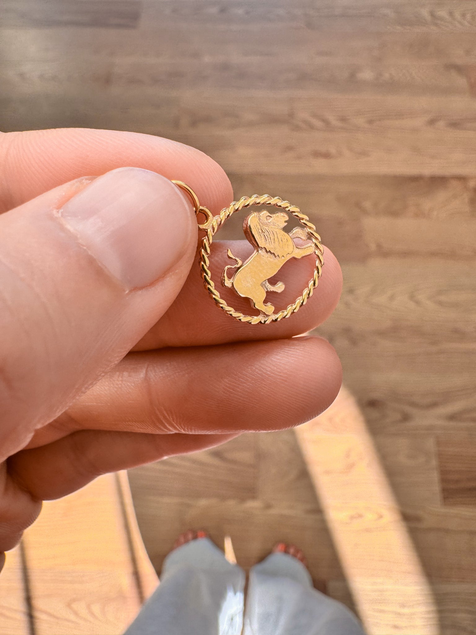 Leo Zodiac Charm