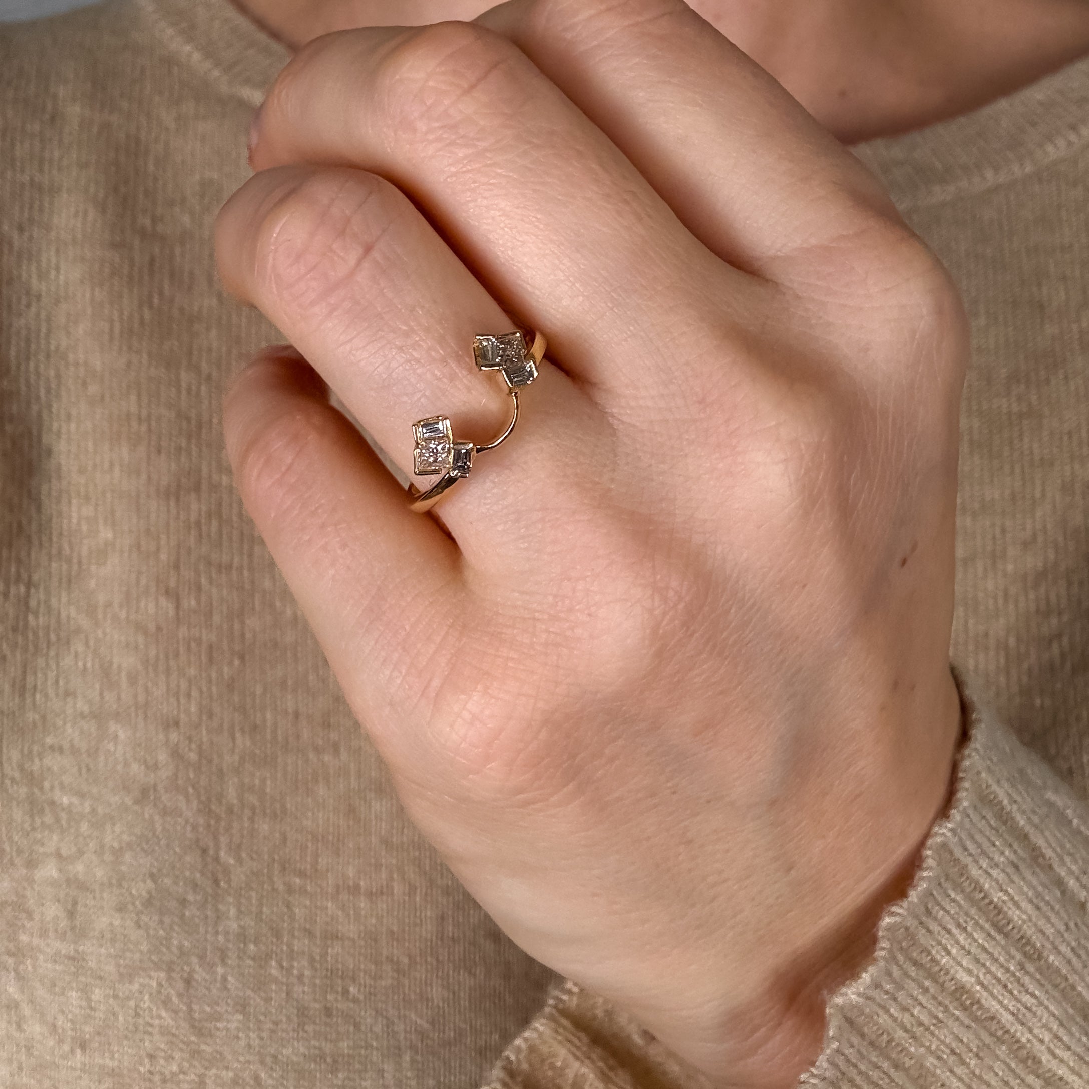 Sleek Diamond Ring Jacket