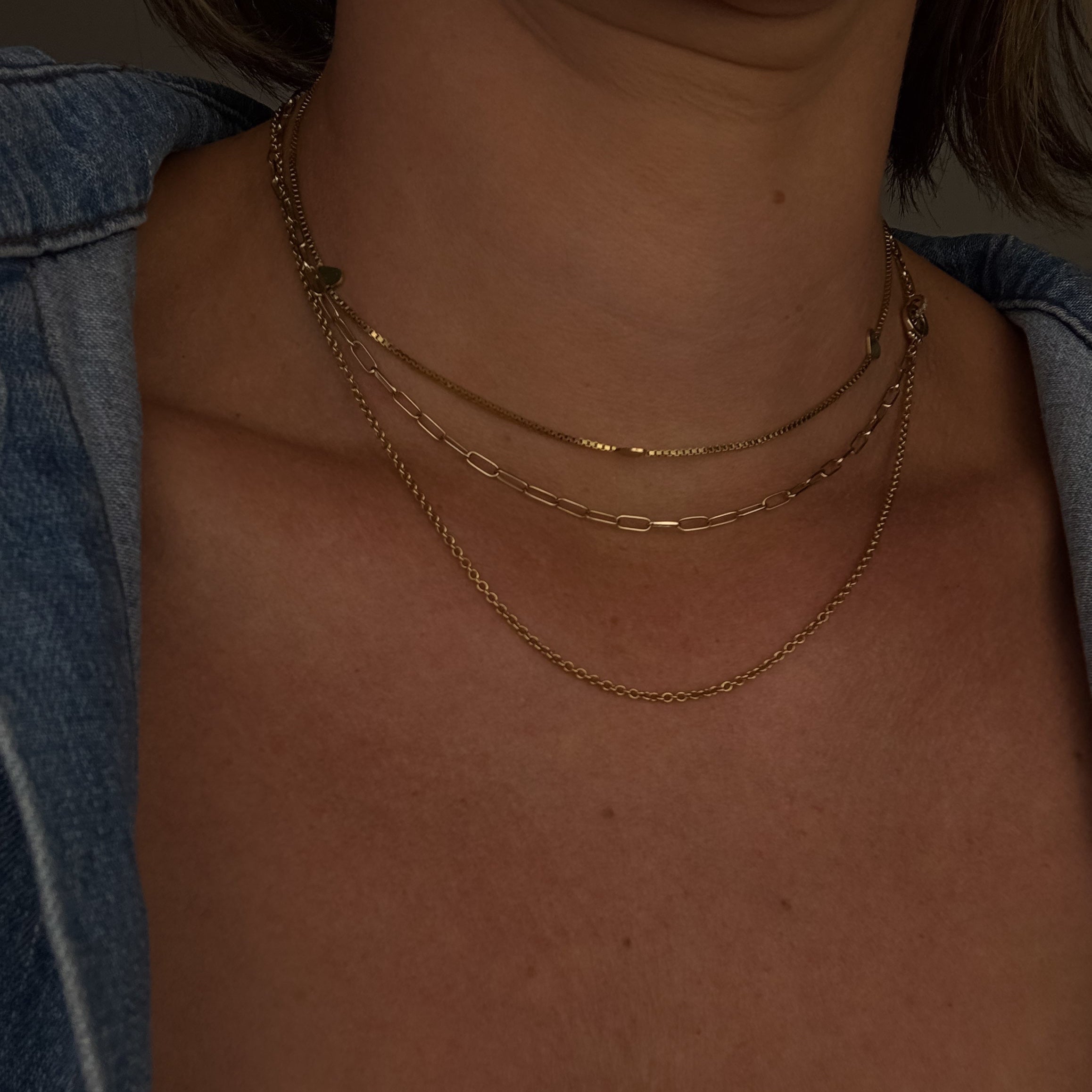 18" Dainty Rolo Chain