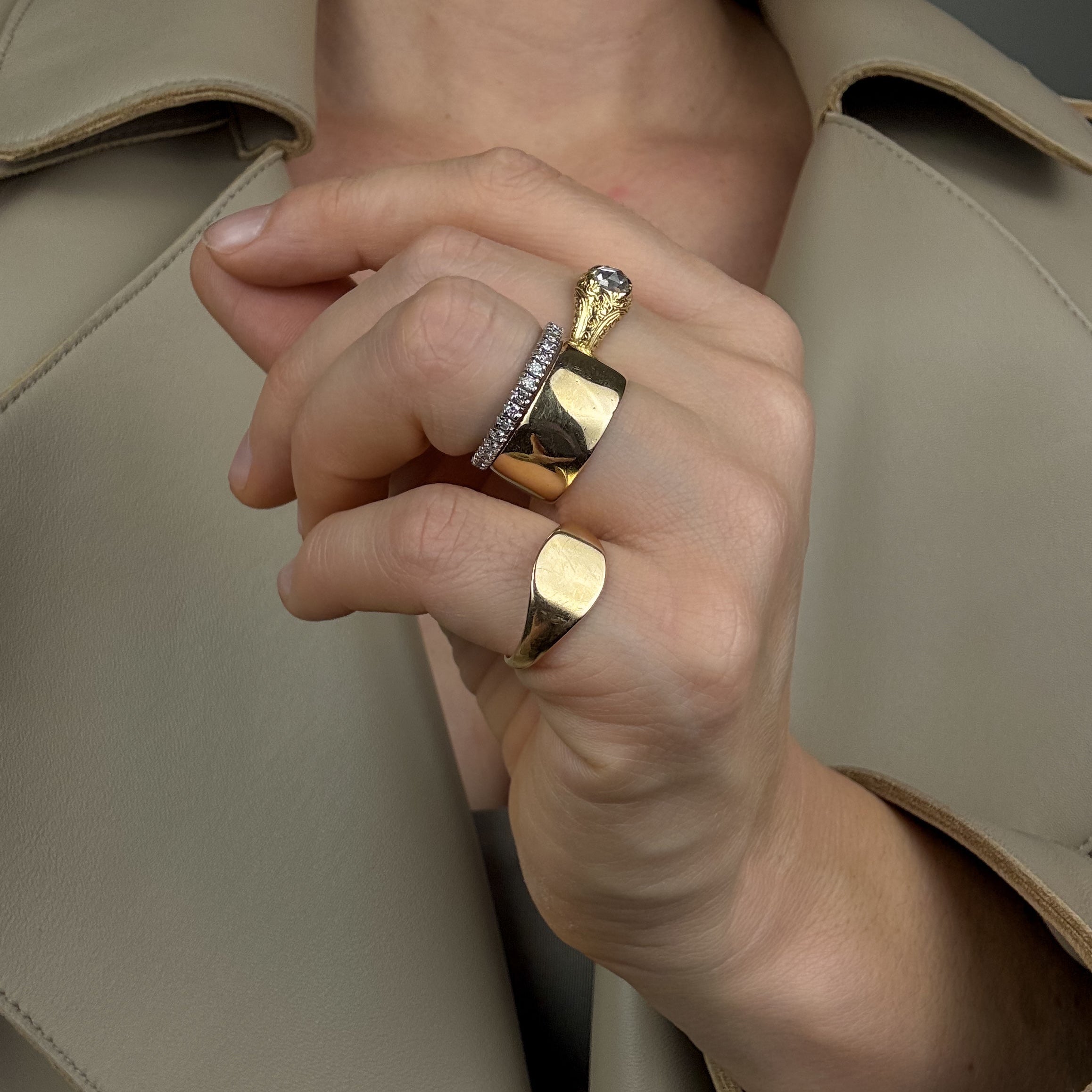 Blank Signet Ring
