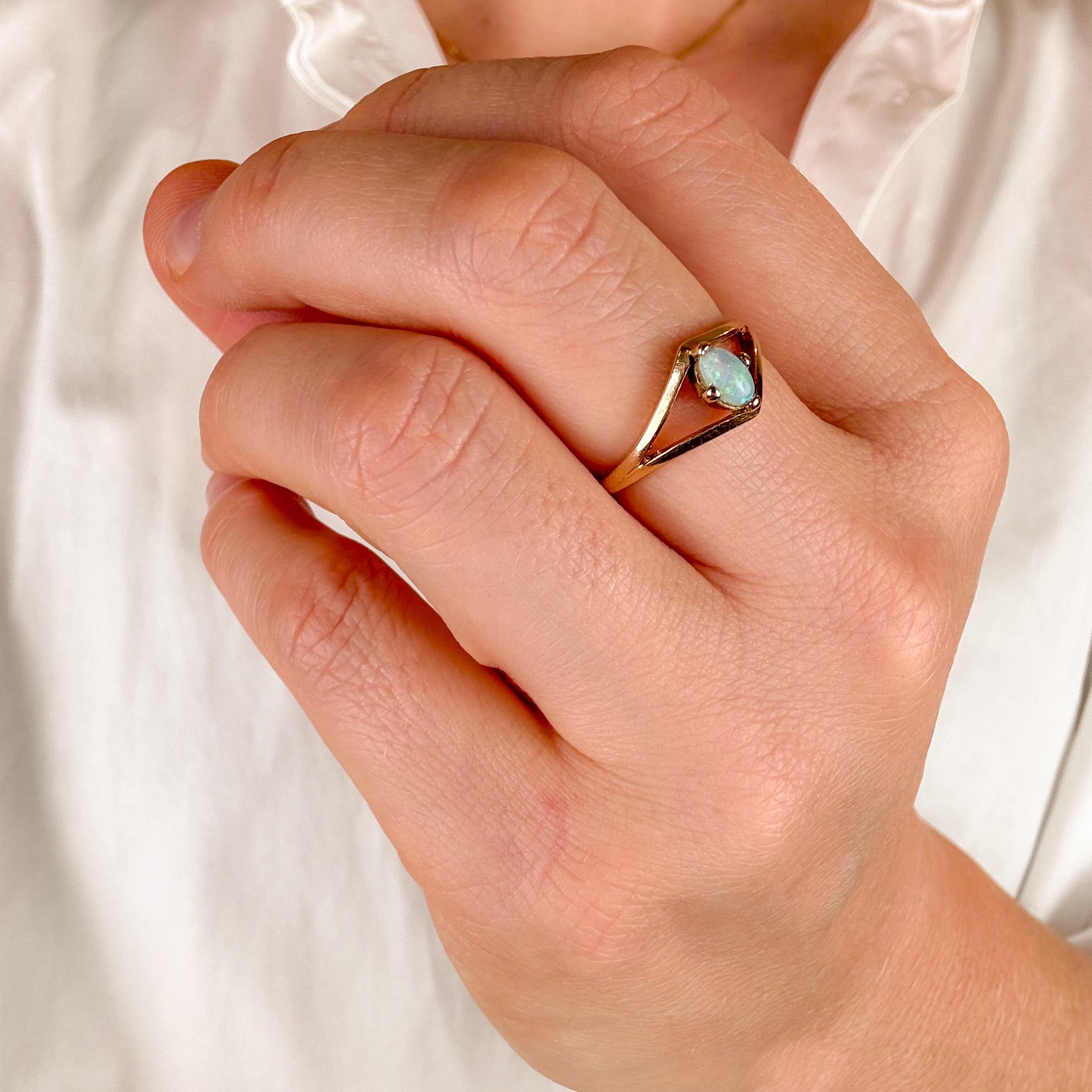 Vibrant Opal Ring