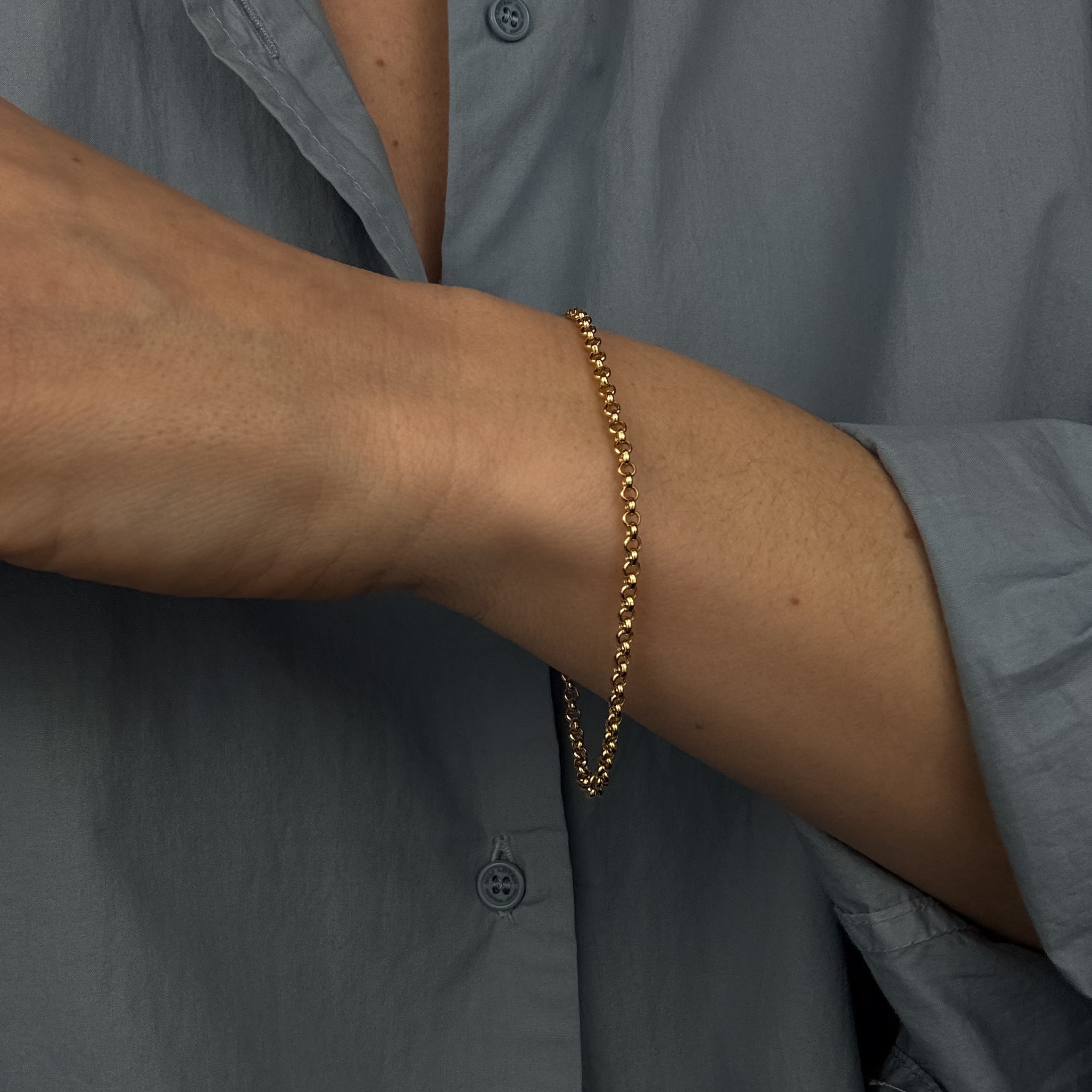 7.75" Rolo Bracelet