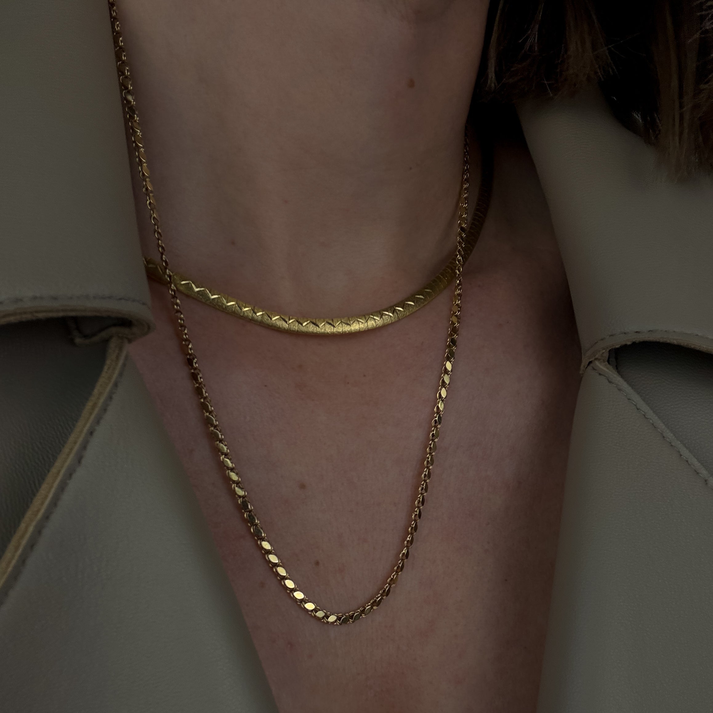 21" Sparkling Disc Necklace