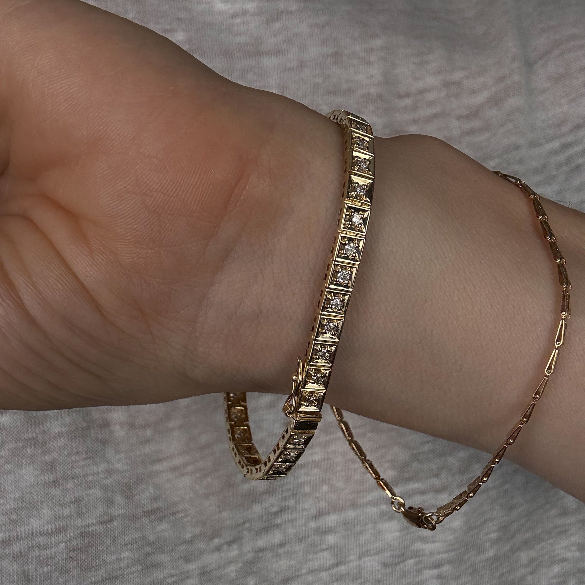 7" Diamond Bracelet
