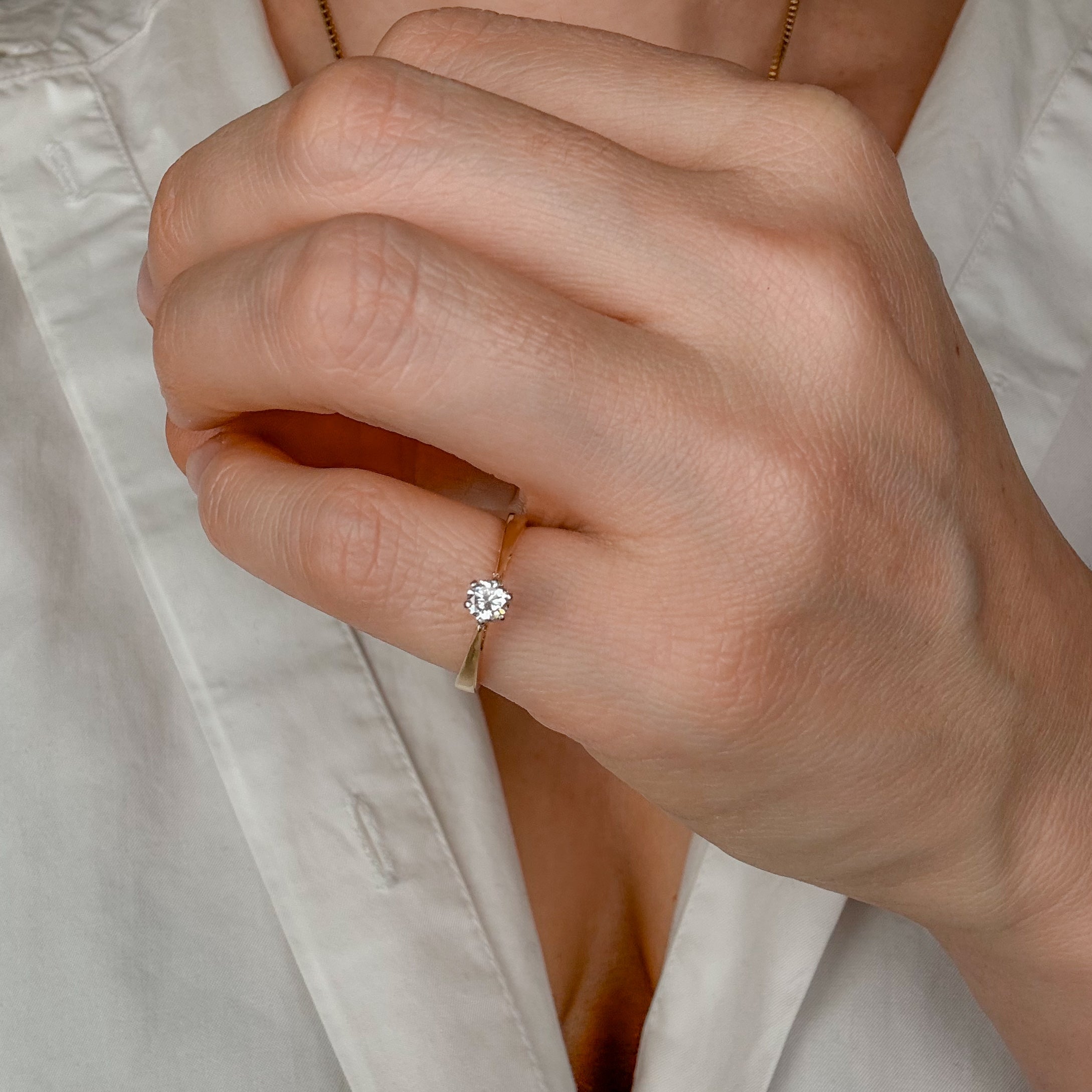 Classic Solitaire Diamond Ring
