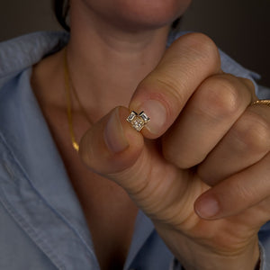 Multi-Baguette Diamond Studs
