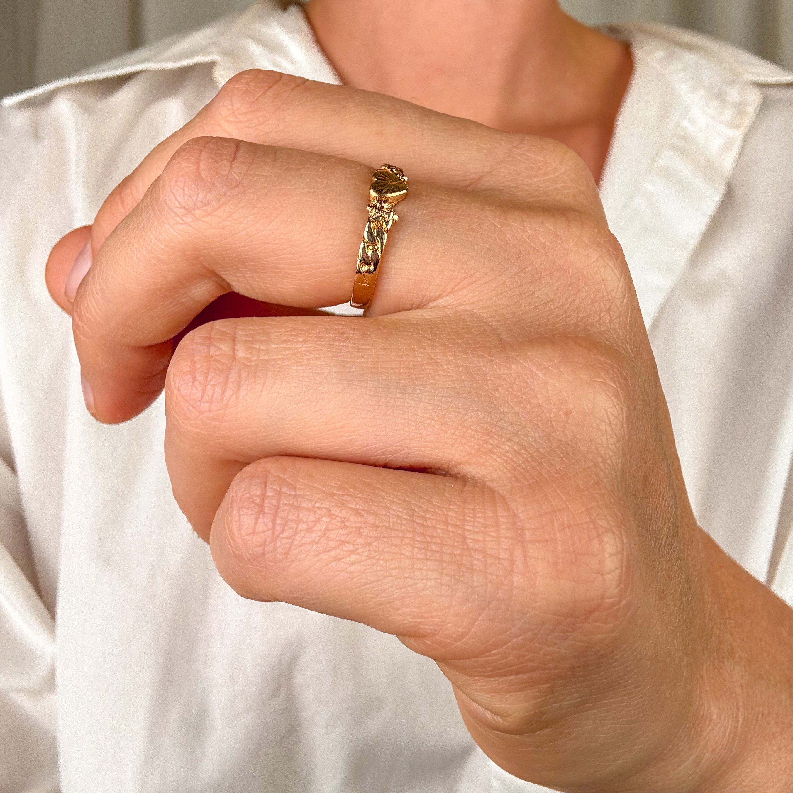 High Karat Heart Ring