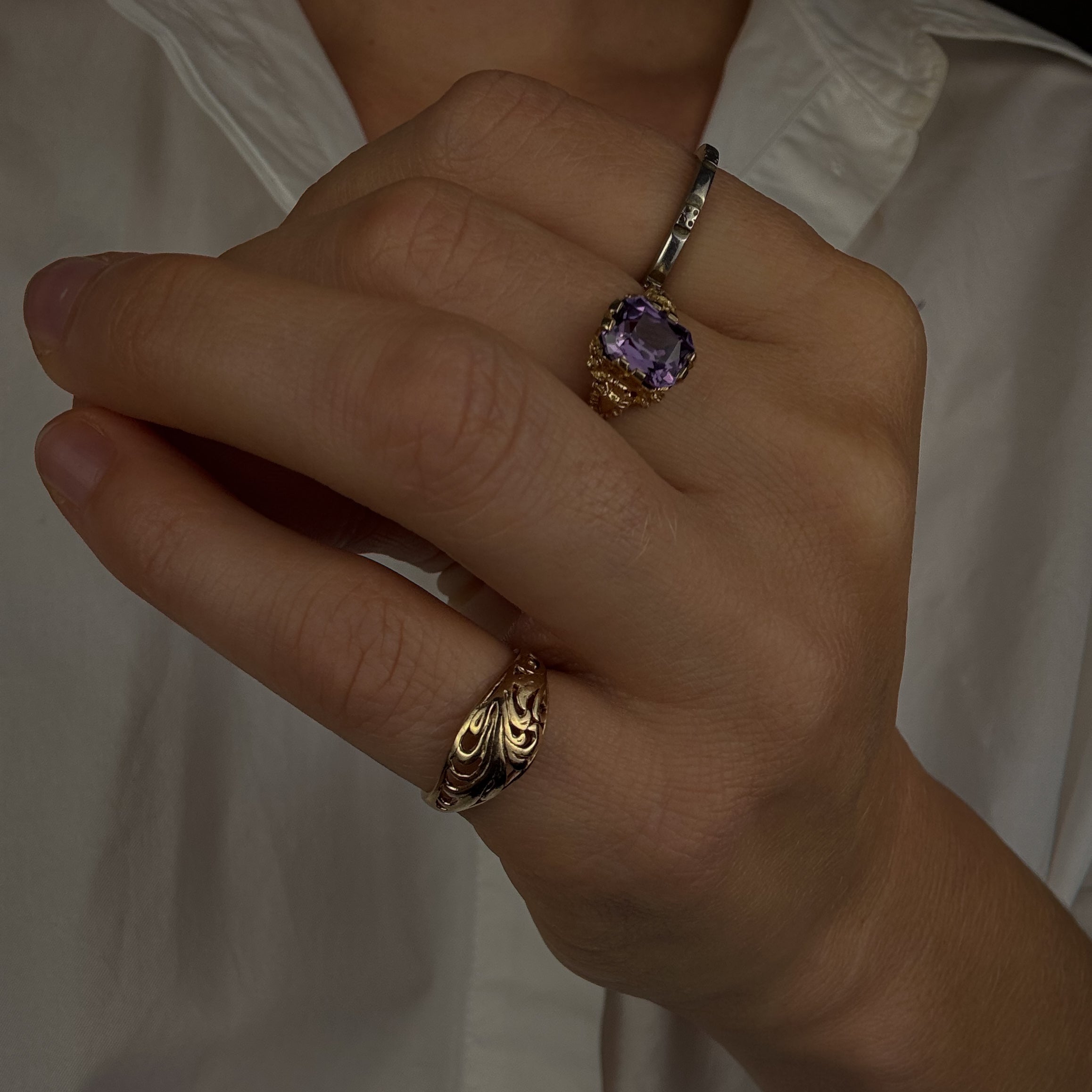 Ornate Pinky Ring