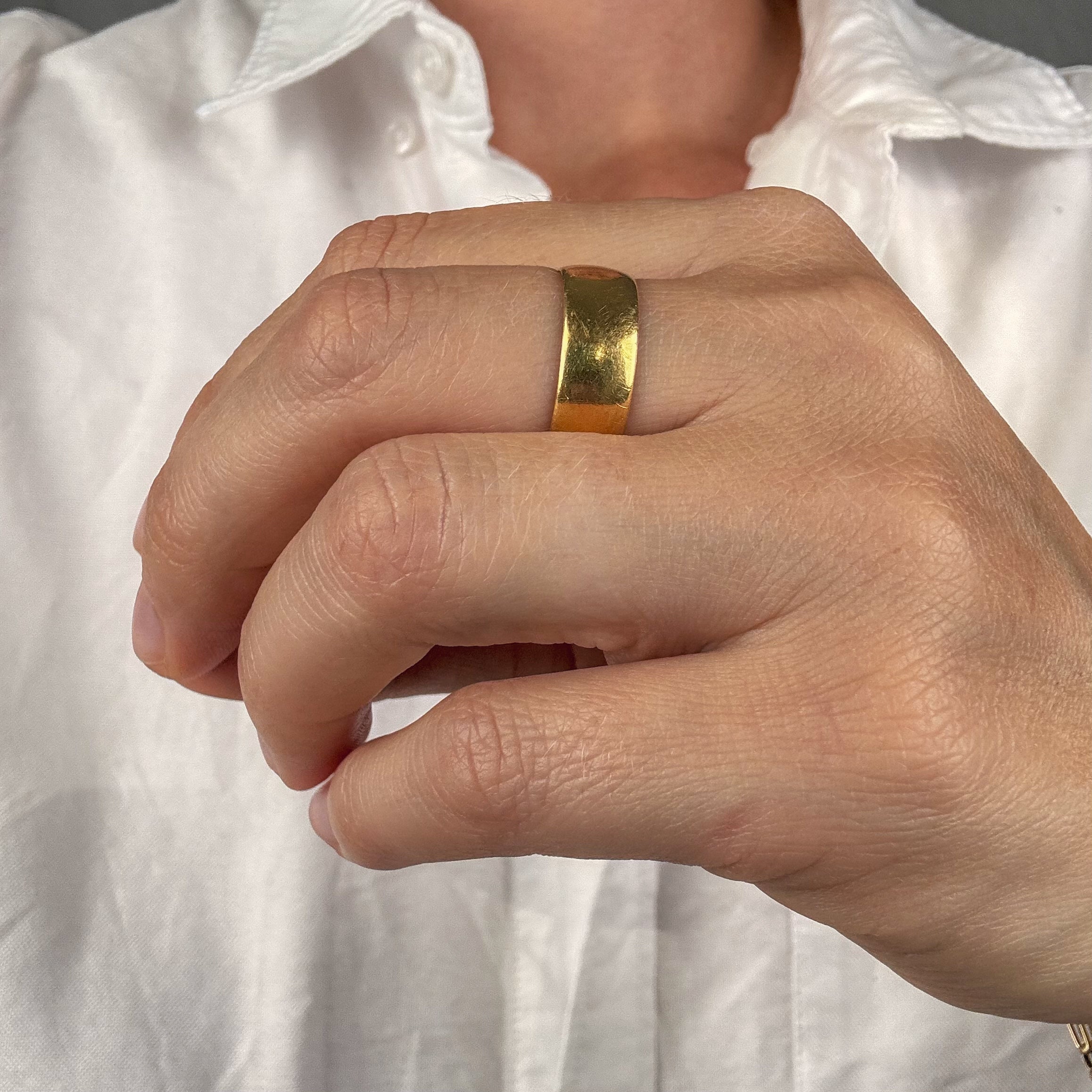6.8 mm Buttery Gold Band