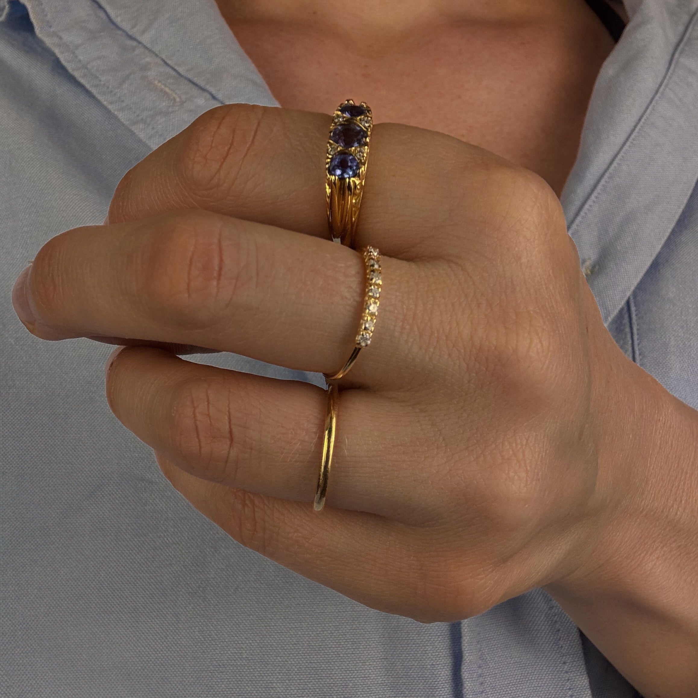 Dainty Diamond Band