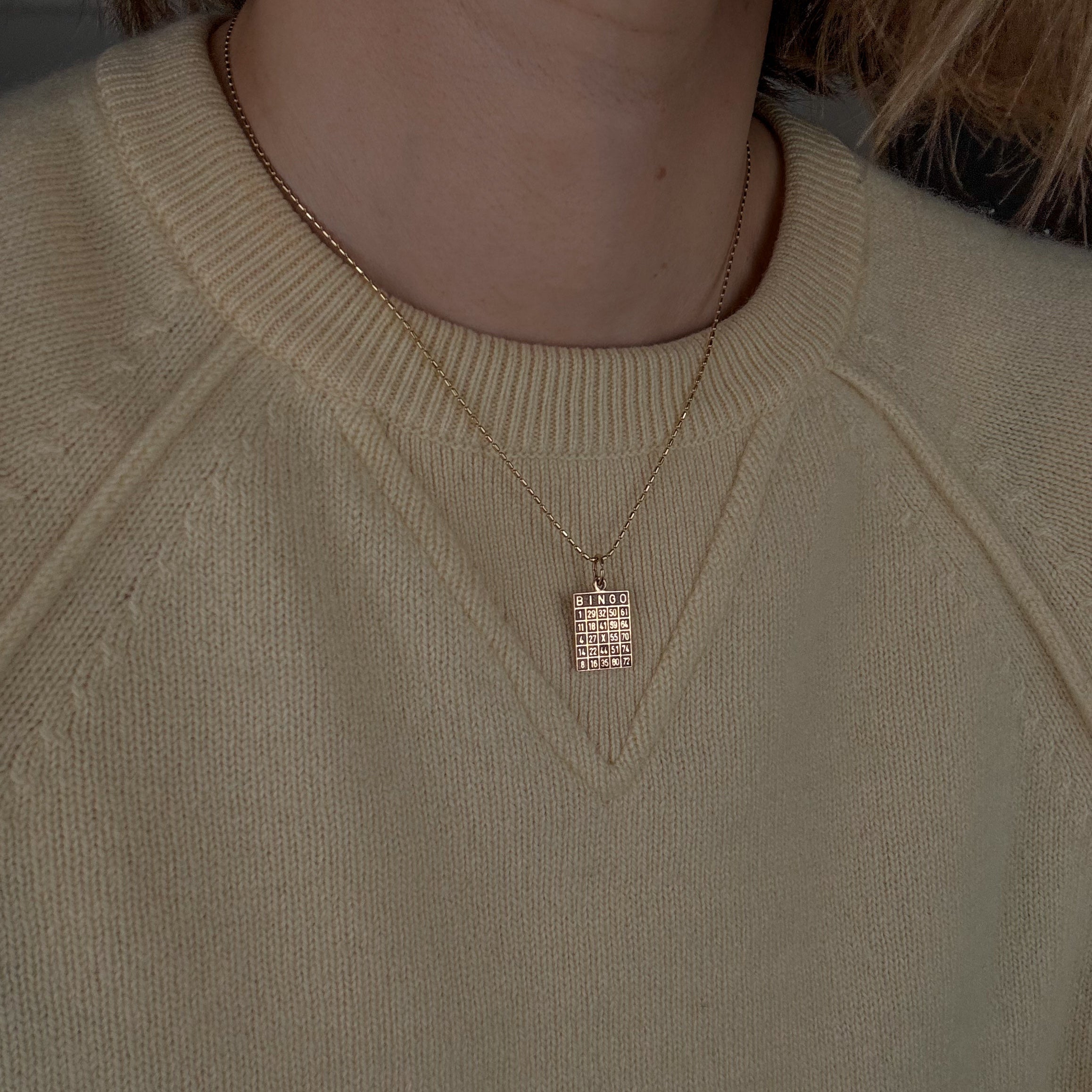 Gold Bingo Charm