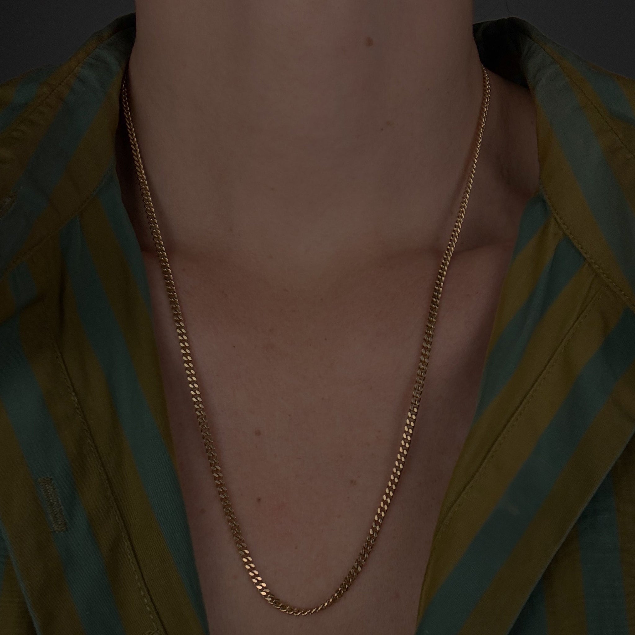 22" Thick Curb Chain Necklace
