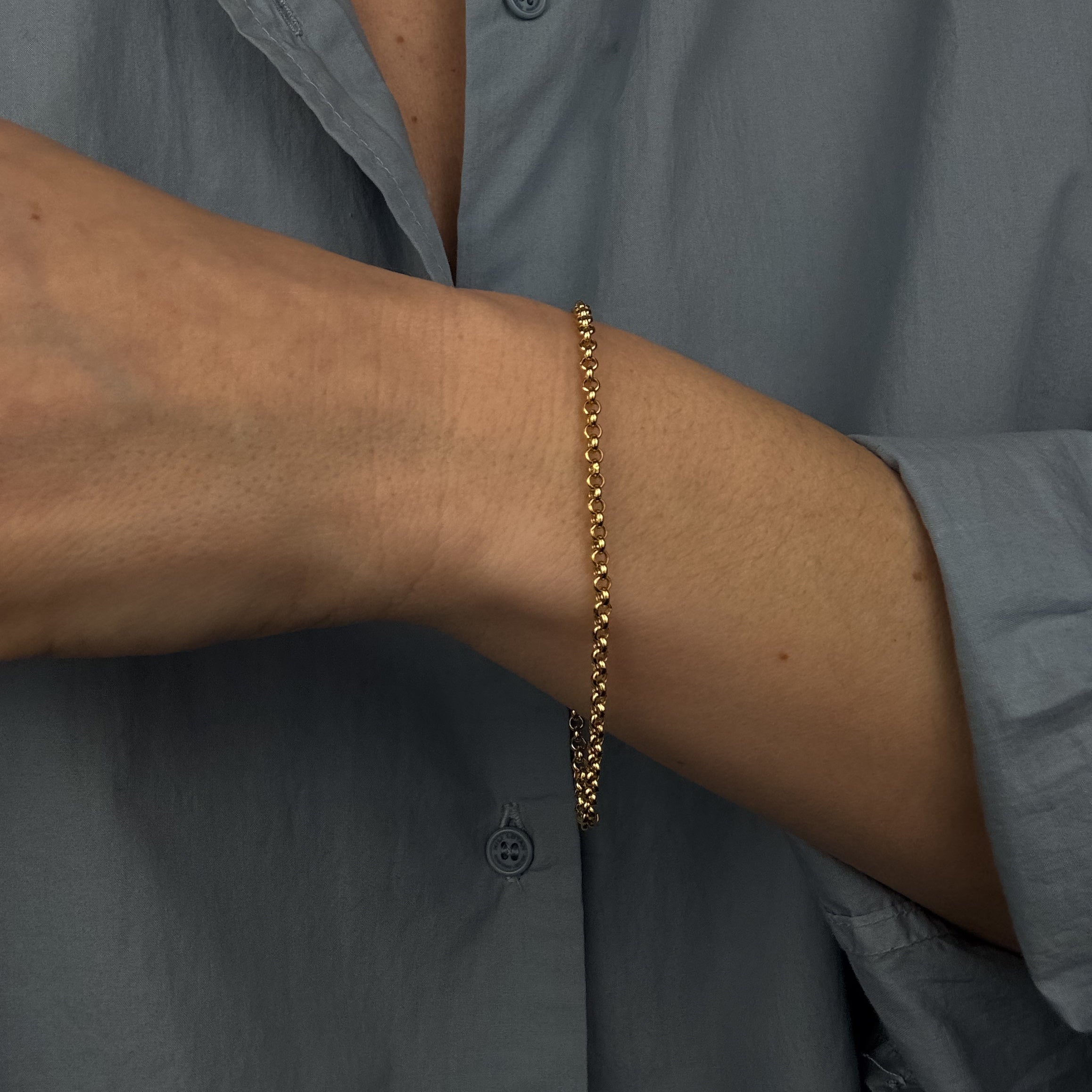 7.75" Rolo Bracelet