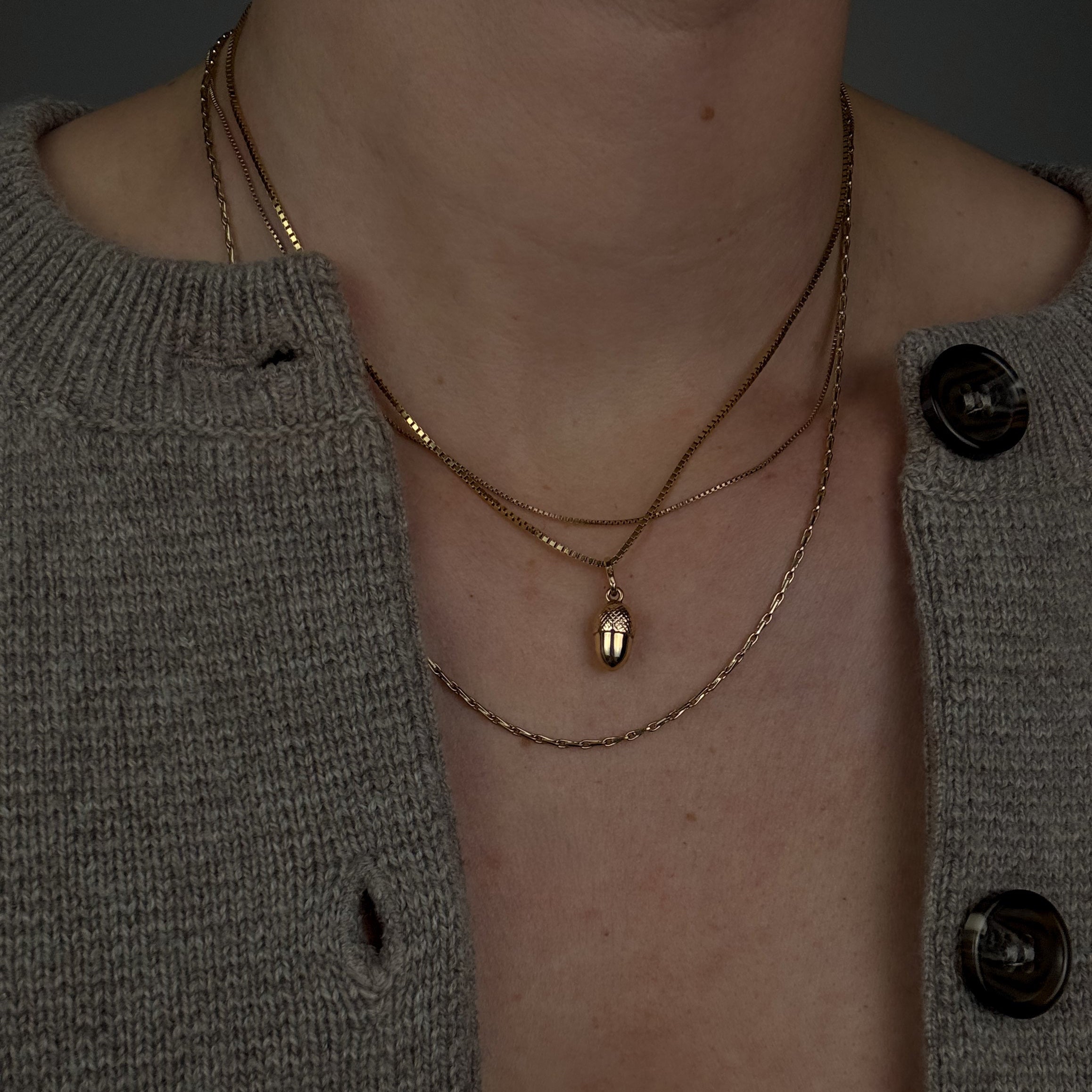 Acorn Charm