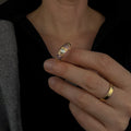 Opal and Amethyst Ring