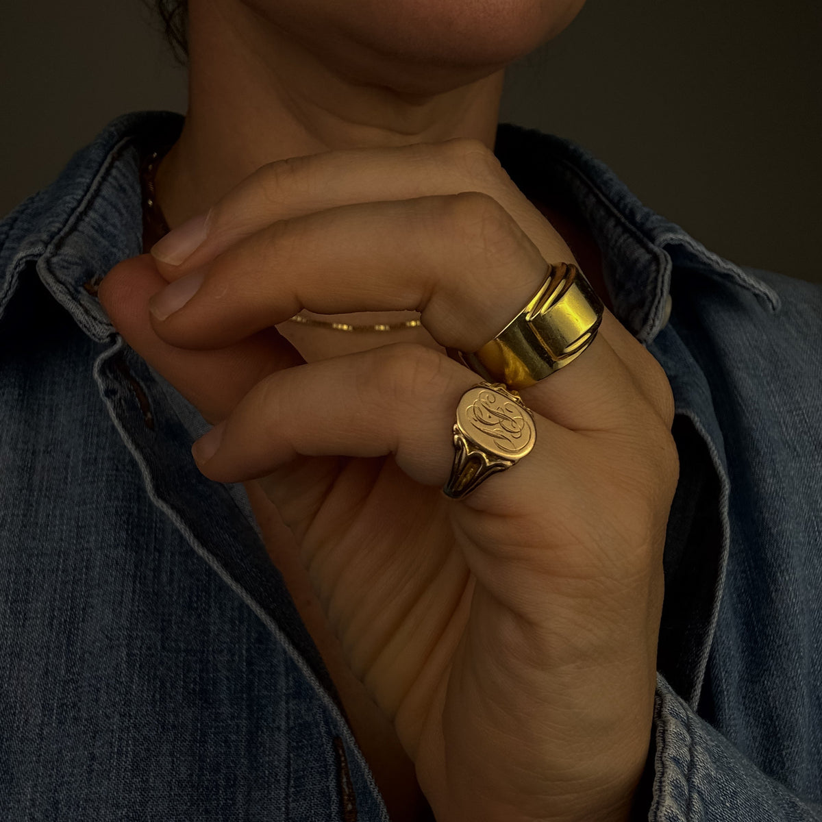 'BP' Signet Ring