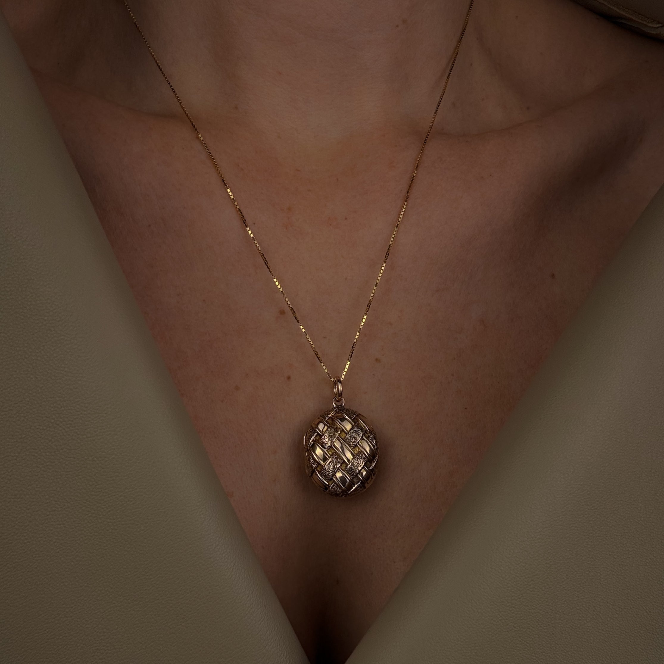Quilted Locket
