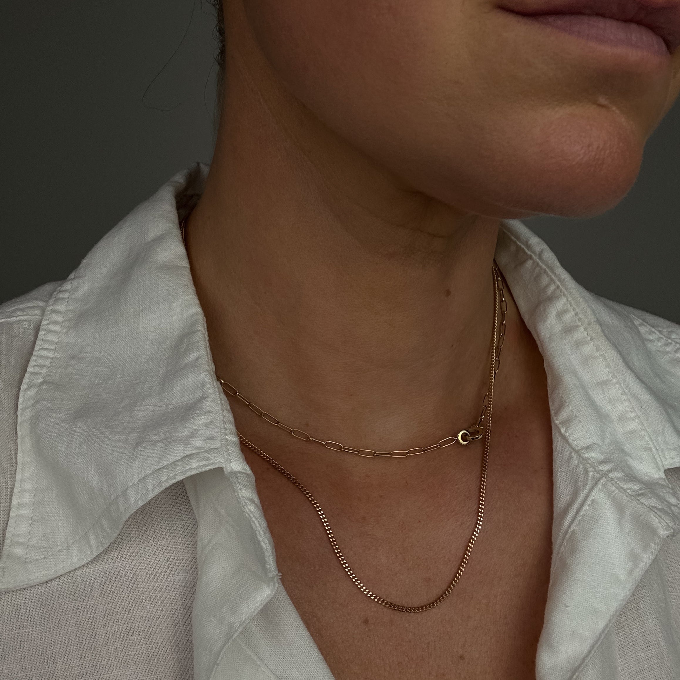 18.5" Curb Chain Necklace