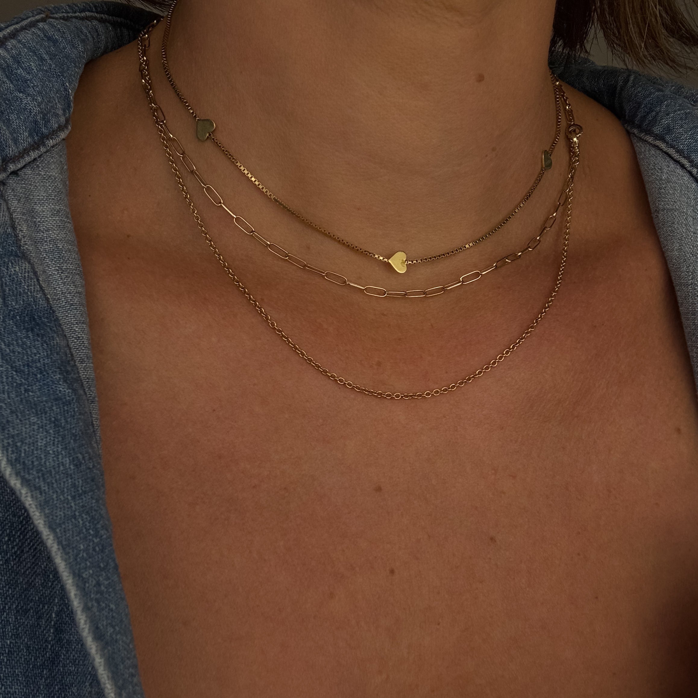 15" Stationary Heart Necklace