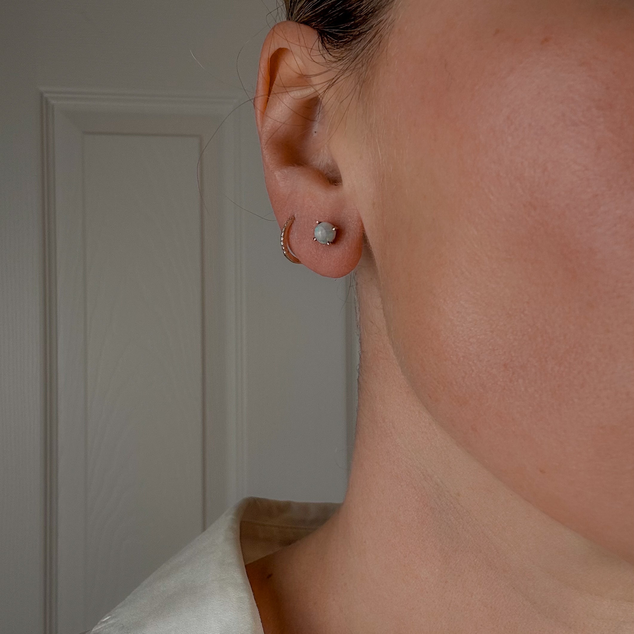 Opal Stud Earrings
