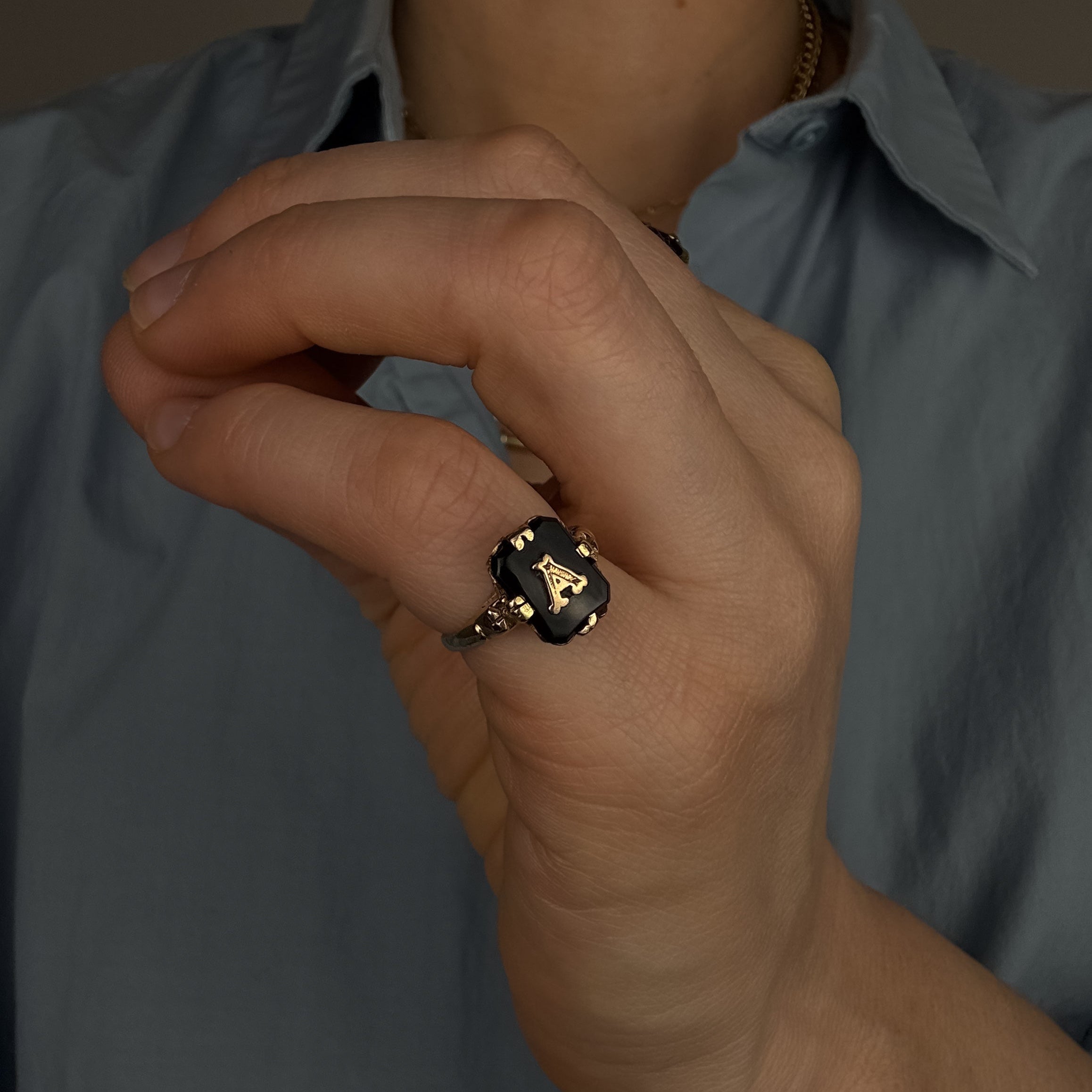 Onyx 'A' Ring