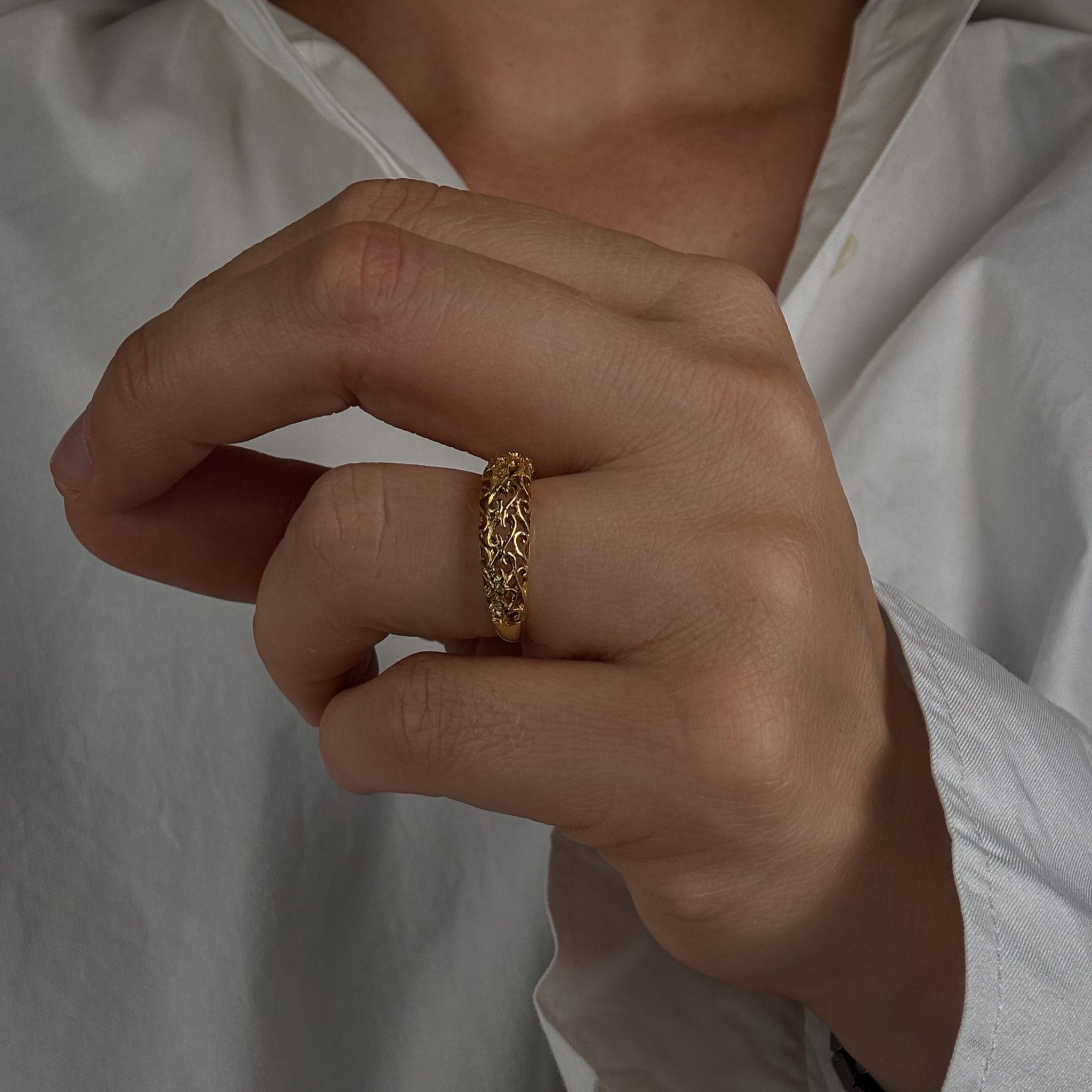 Ornate Dome Ring