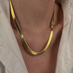 18.5" Double Sided Herringbone Necklace