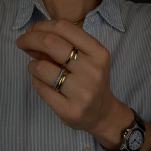 Wrap Around Gold Band