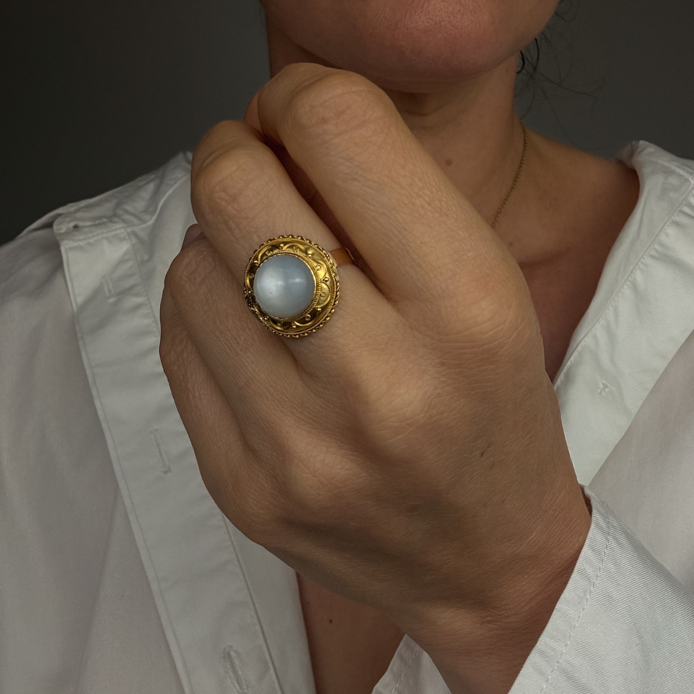 Antique Moonstone Ring