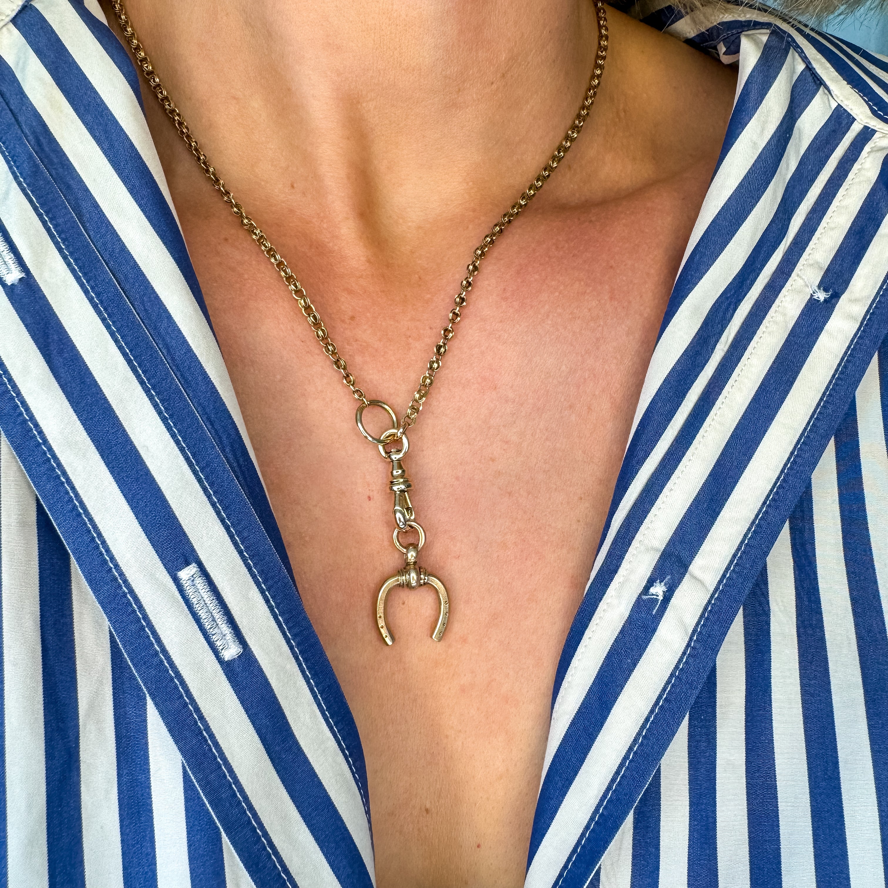Antique Horseshoe Pendant